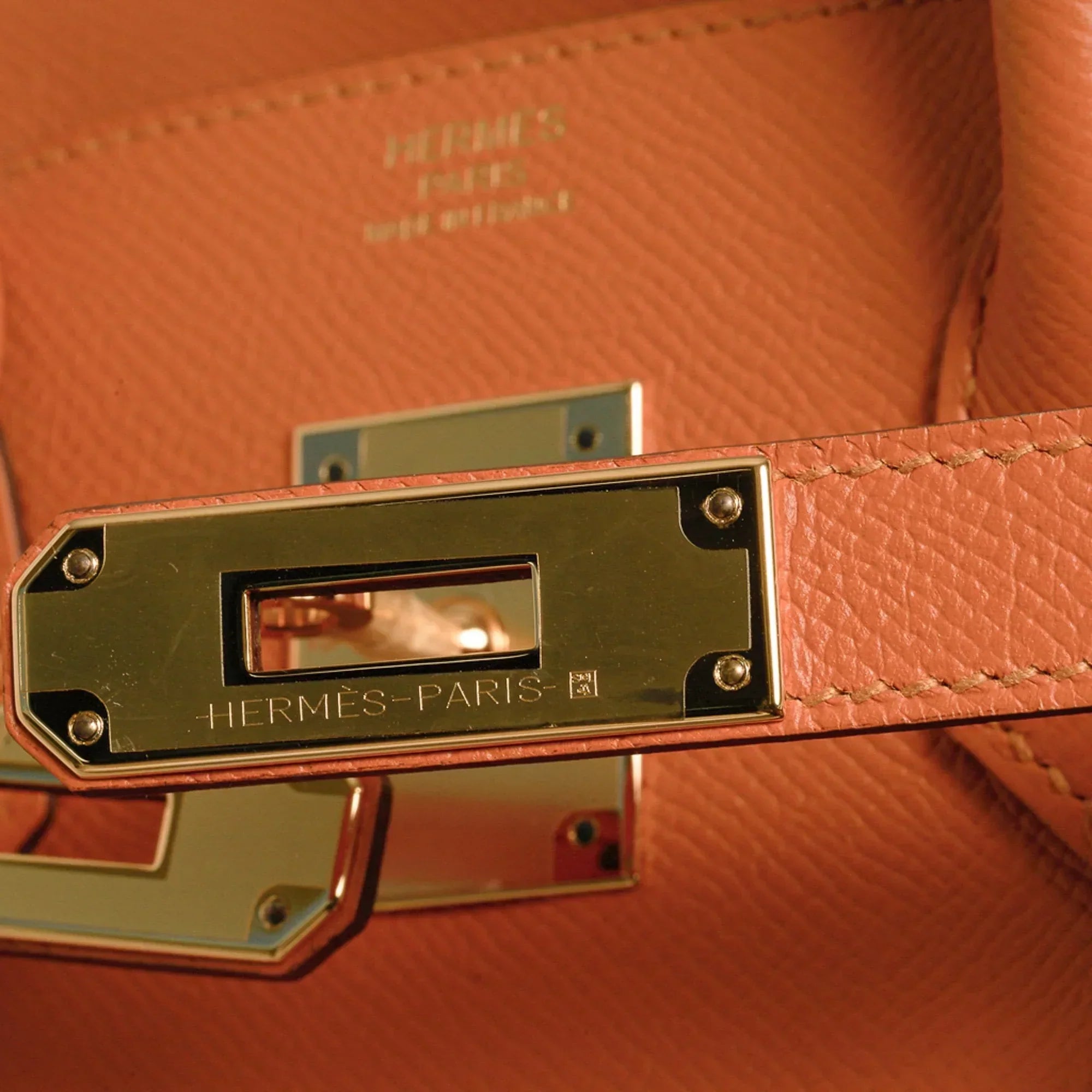 👜Birkin 30 Bag Abricot Gold Hardware Epsom Leather New w/ Box
