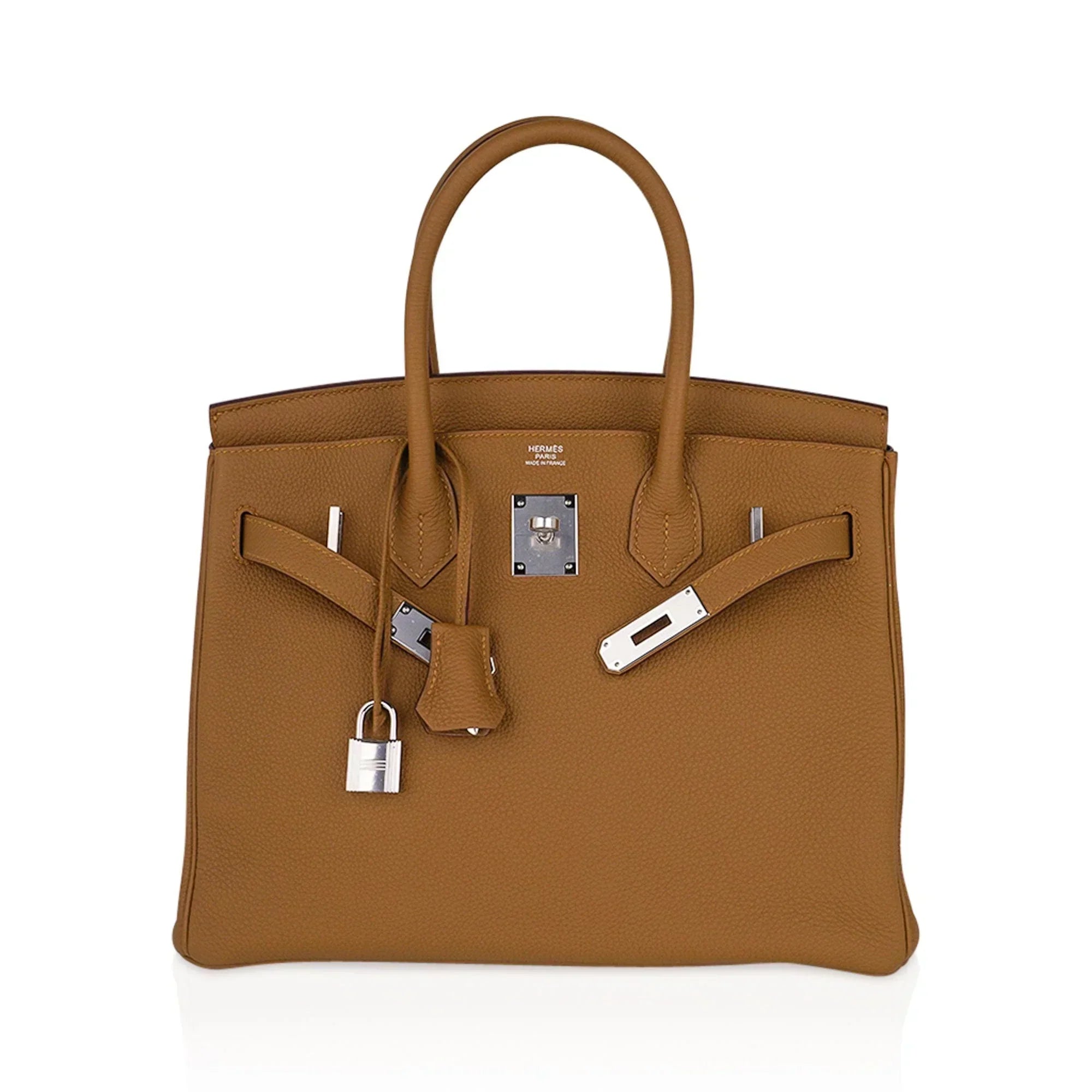 👜Birkin 30 Bag Bronze d’Or Togo Leather Palladium Hardware