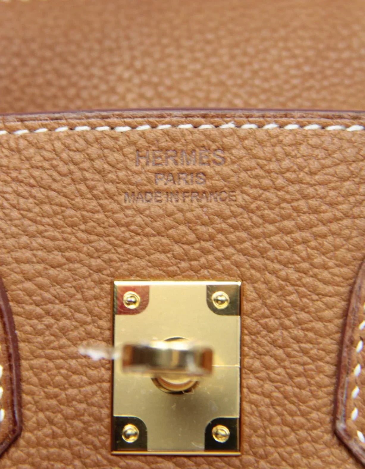 👜Birkin Gold Tan Togo Leather 25cm Togo calfskin leather Gold accessories
