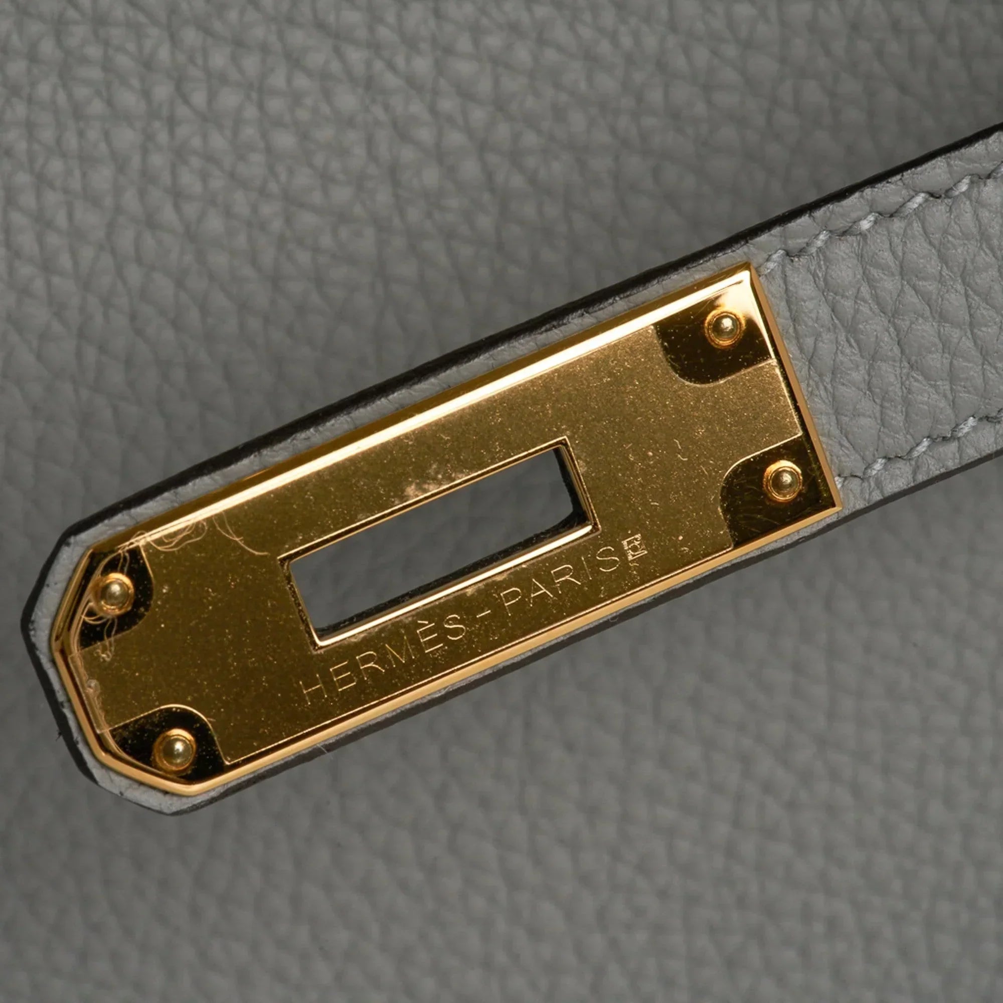 👜Birkin 30 Bag Gris Mouette Gold Hardware Togo Leather