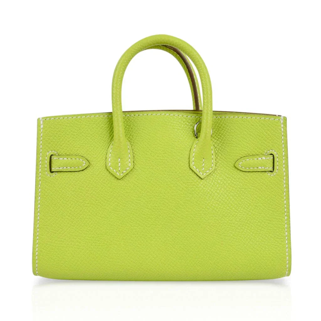 👜Birkin Tiny Bag Miniature Micro Kiwi Epsom Limited Edition