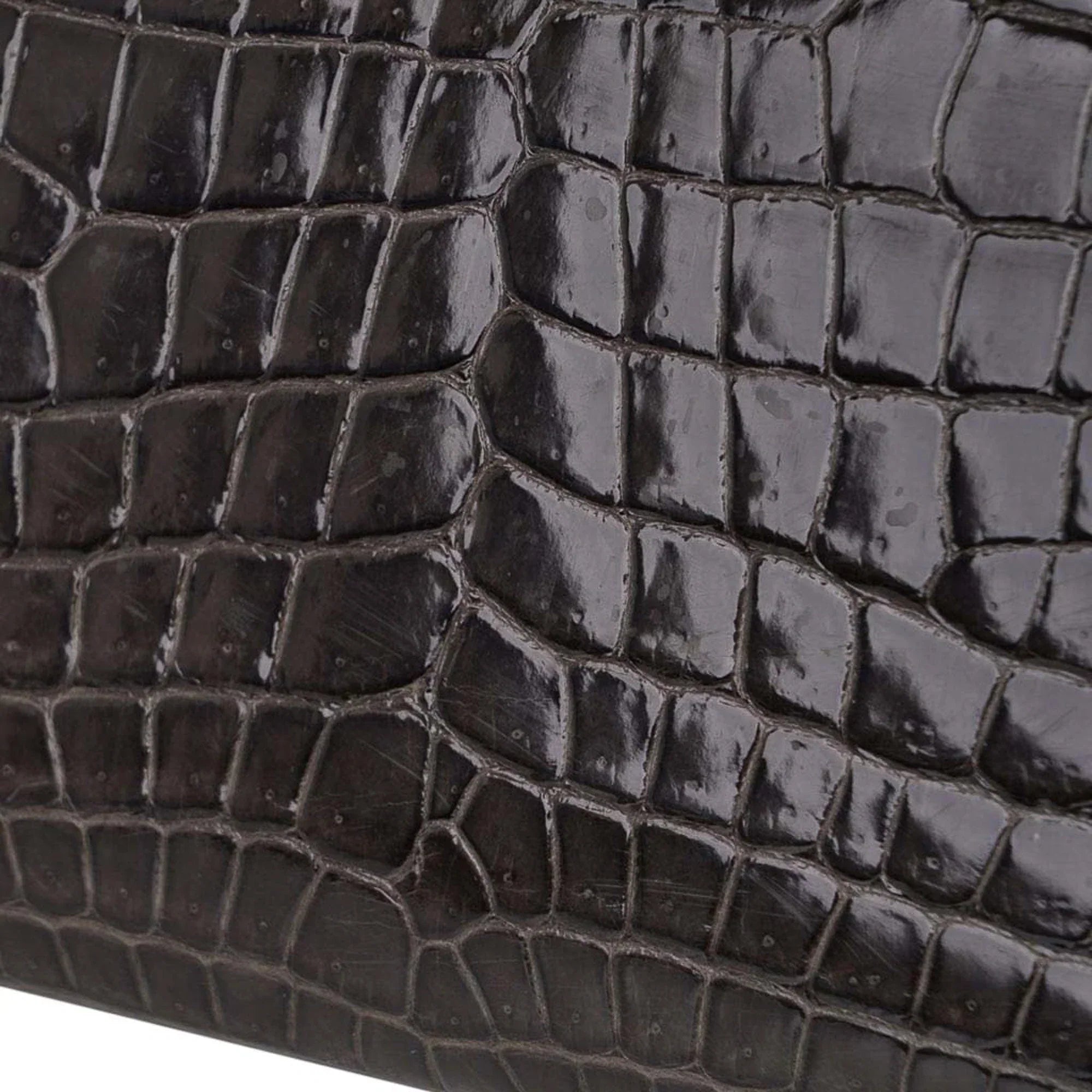 👜Special Order HSS Birkin 35 Bag Gris Fonce Porosus Crocodile with Palladium Hardware