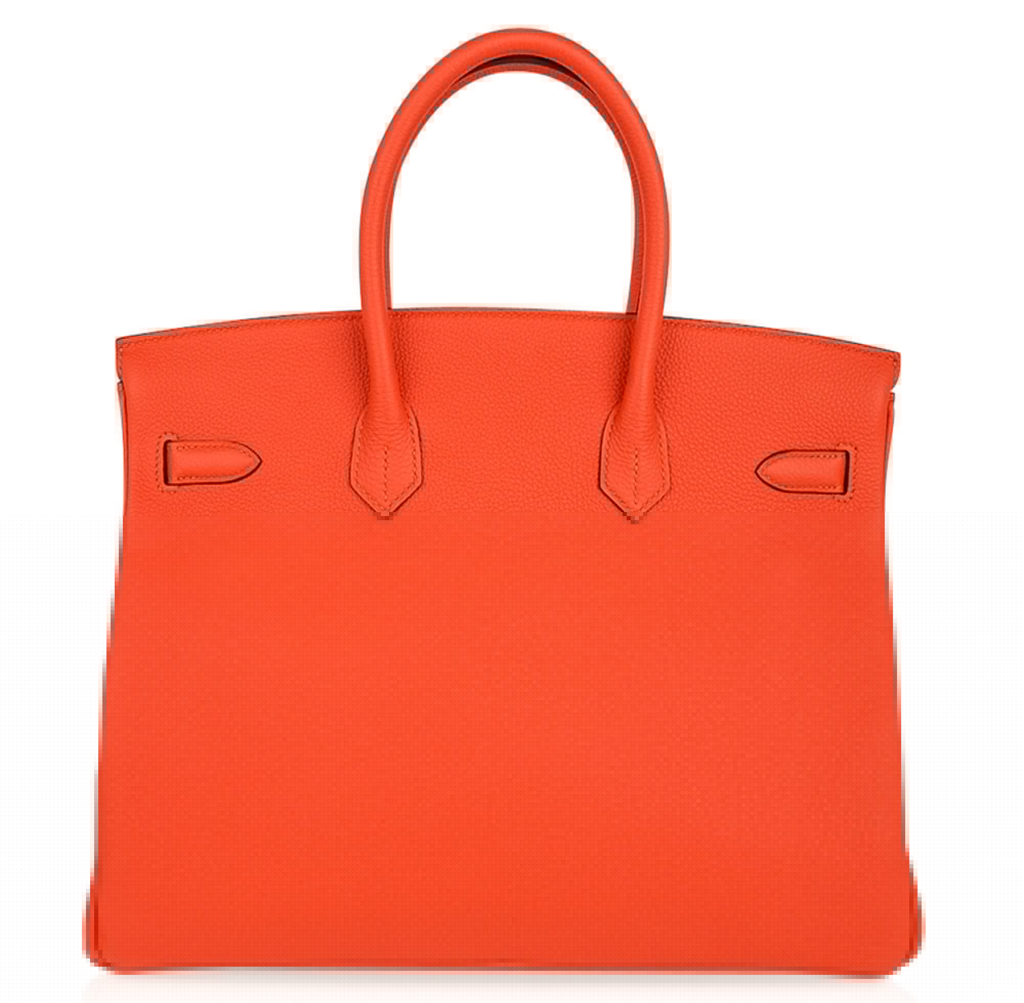👜Birkin 35 Bag Feu Orange Togo Gold Hardware