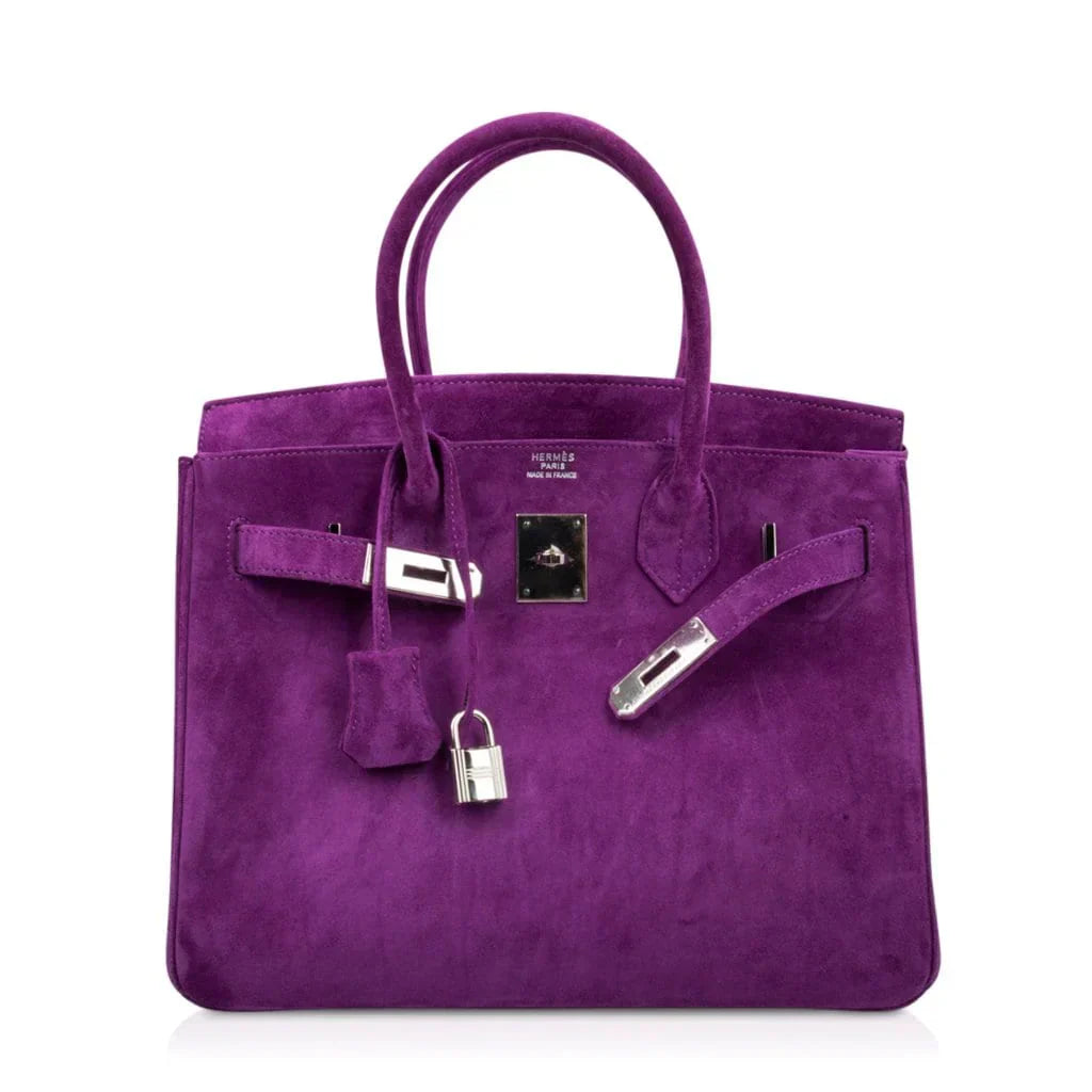 👜Birkin 30 Bag Rare Doblis Violet Palladium Hardware