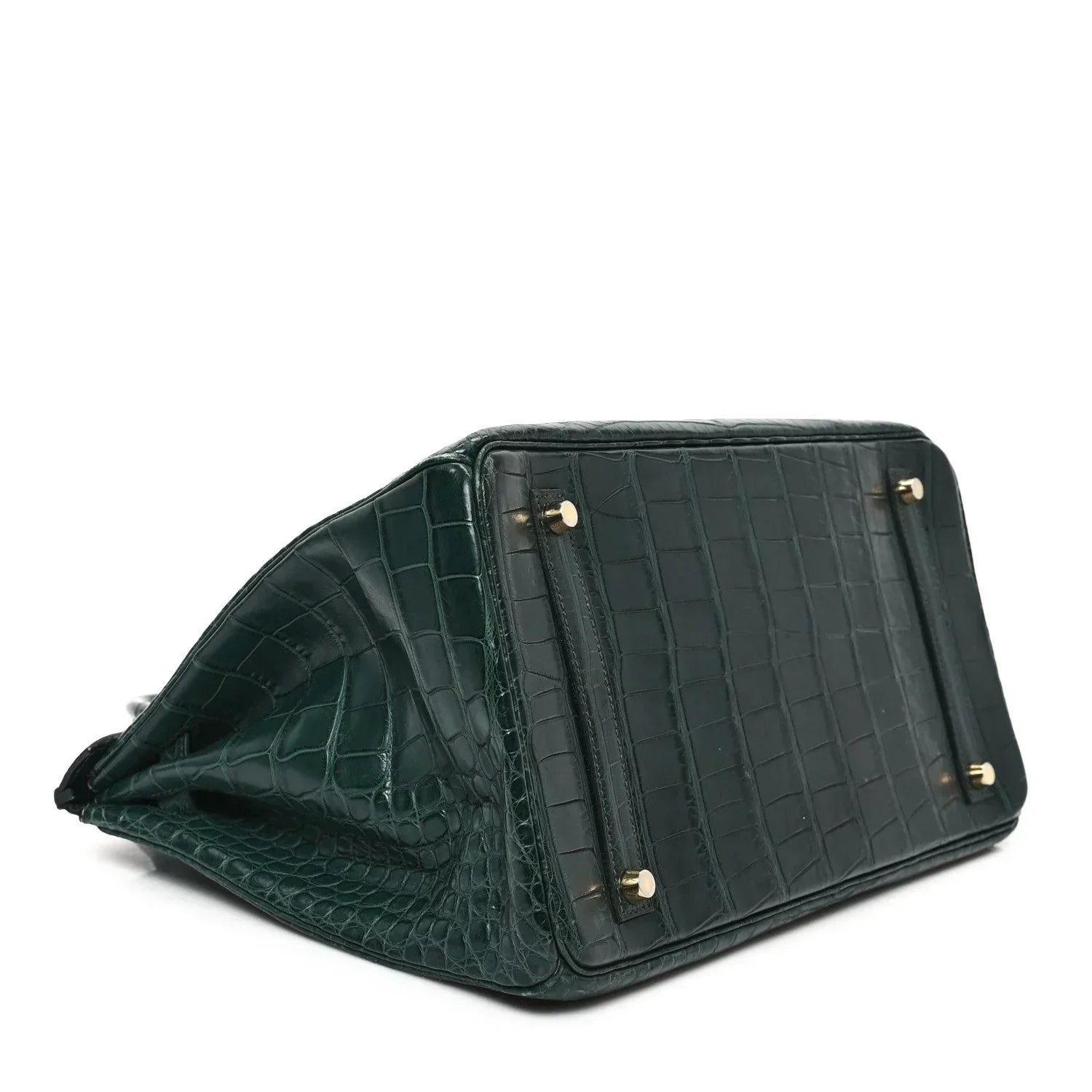 👜Birkin Vert Titien Matte Alligator Gold Hardware