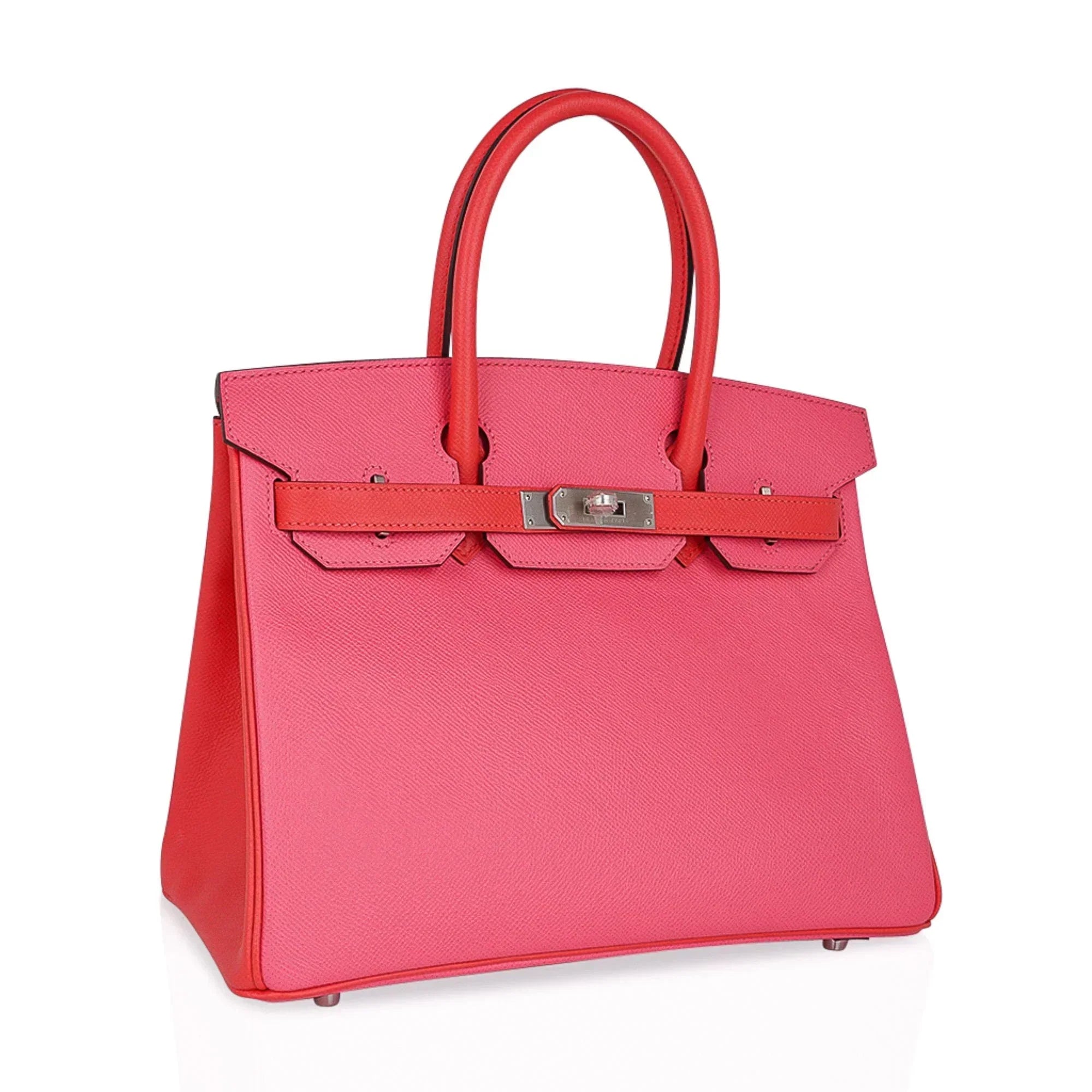 👜Special Order HSS Birkin 30 Bag Rose Azalee & Rose Jaipur Epsom with Brushed Palladium Hardware