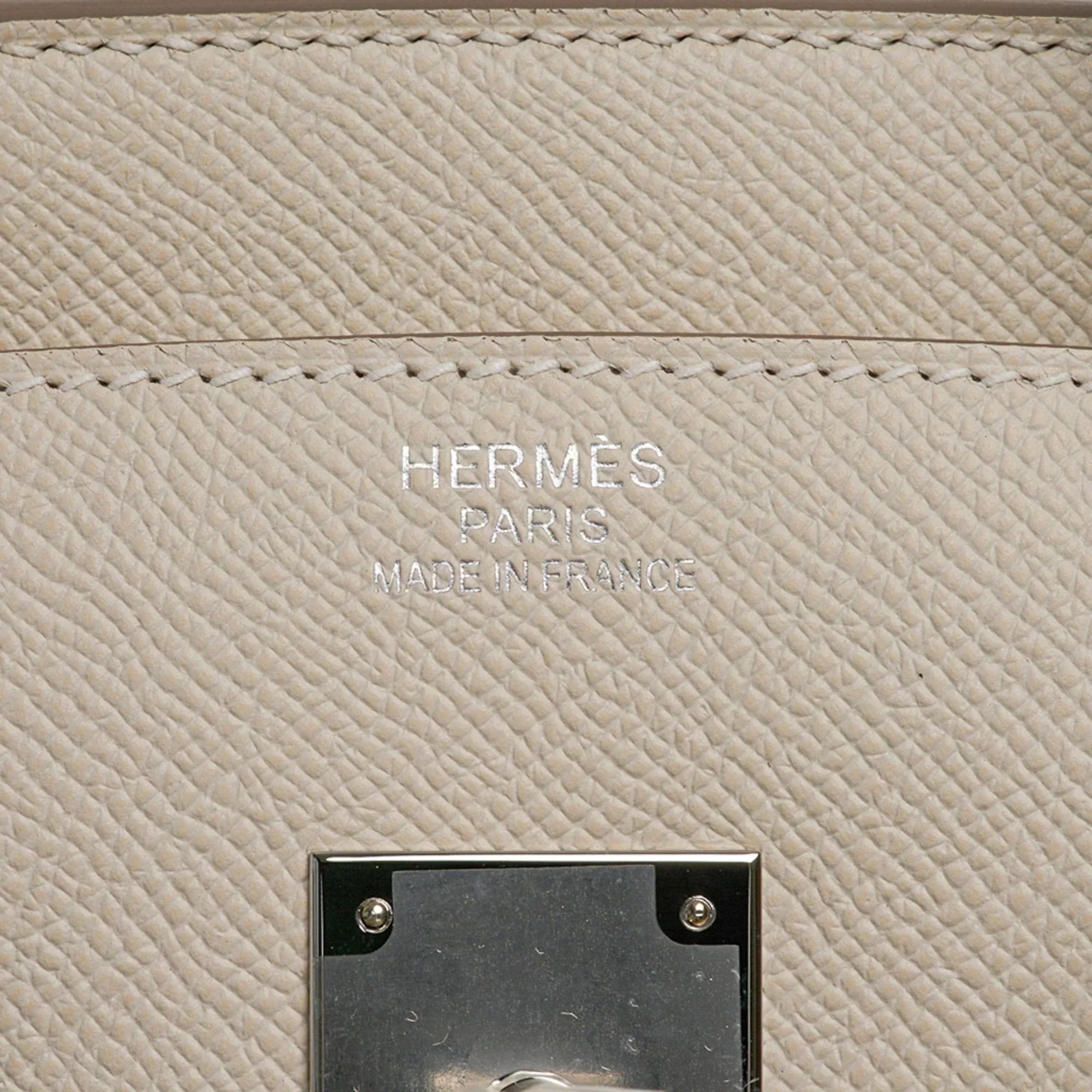 👜Birkin 35 Bag Craie Epsom Palladium Hardware
