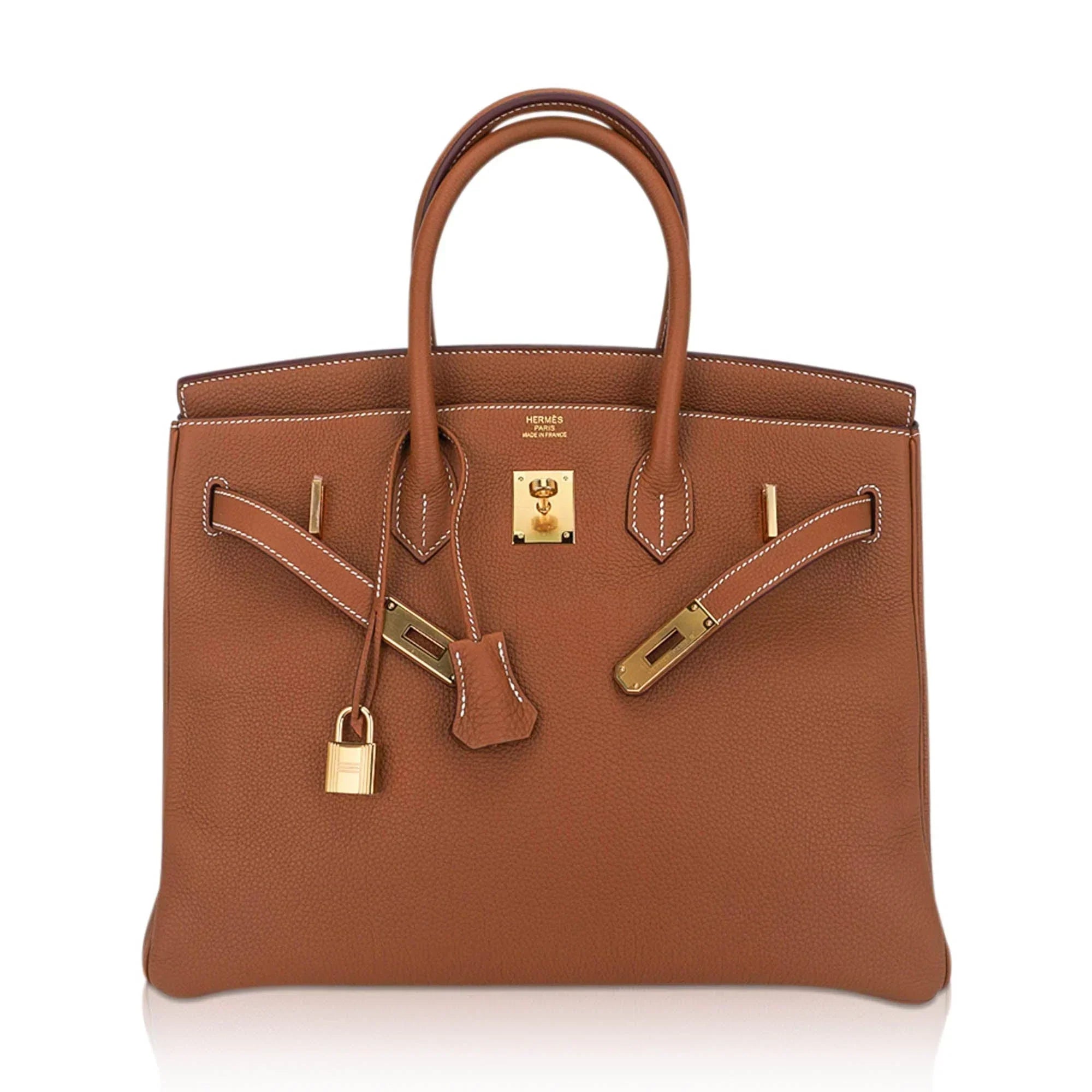 👜Birkin 35 Bag Gold Togo Leather with Gold Hardware