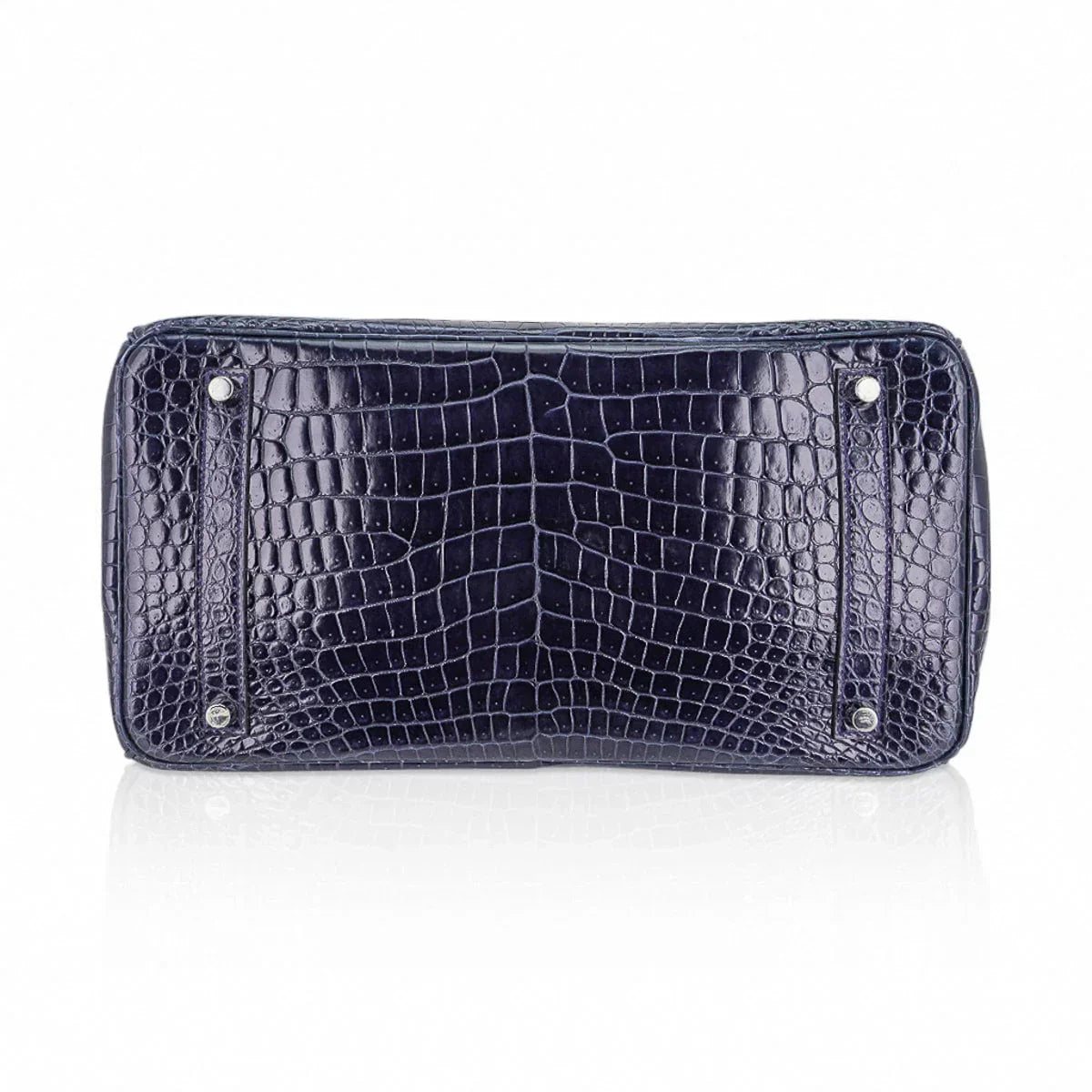 👜Birkin 35 Bleu Roi Porosus Crocodile Palladium Hardware