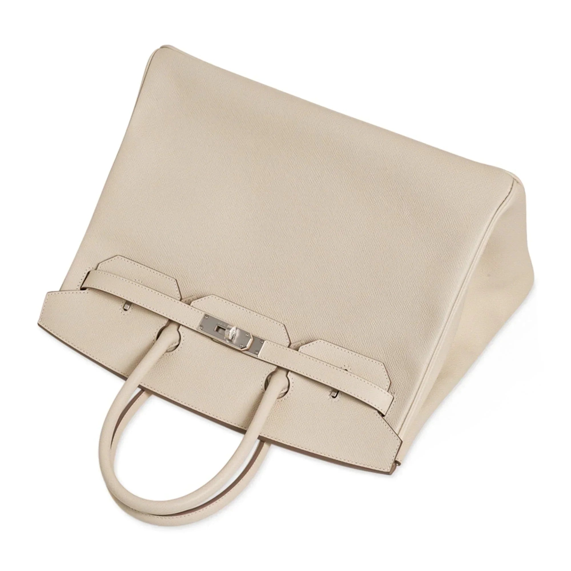 👜Birkin 35 Bag Craie Epsom Palladium Hardware