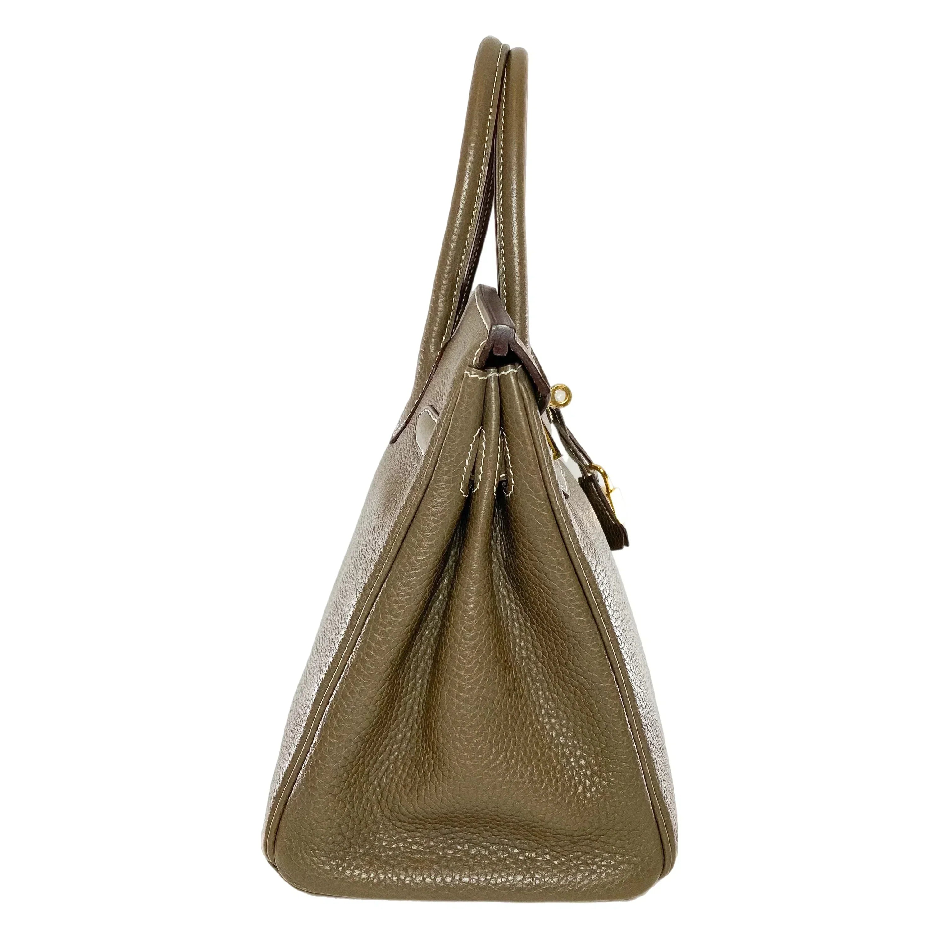 👜Birkin bag made of extremely Togo Birkin 30 Etoupe