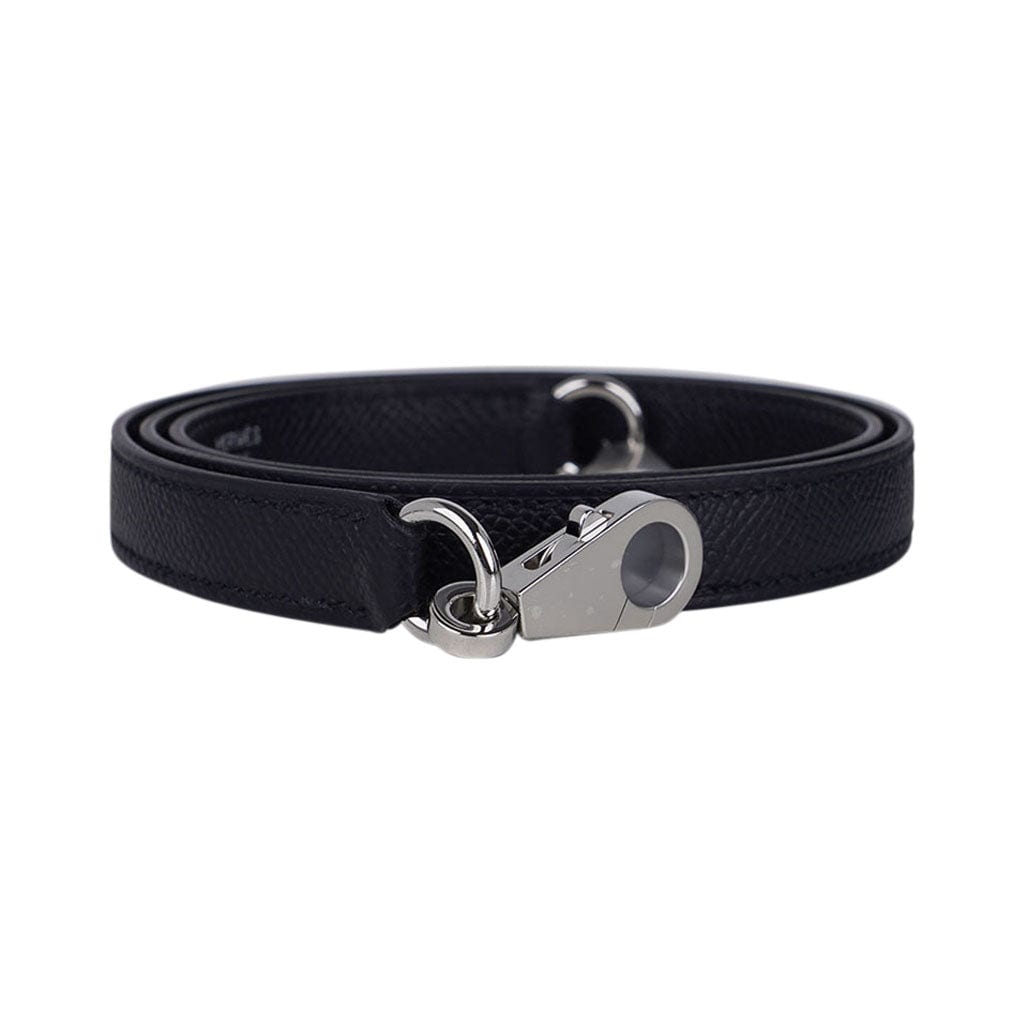 👜Kelly 28 Sellier Bag Black Epsom Leather with Palladium Hardware