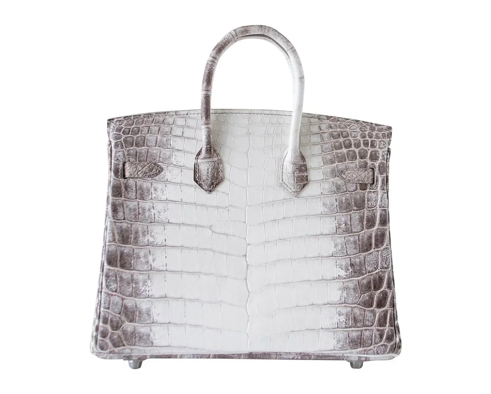 👜Birkin 25 Bag Blanc Himalaya Exquisite Jewel Palladium Hardware