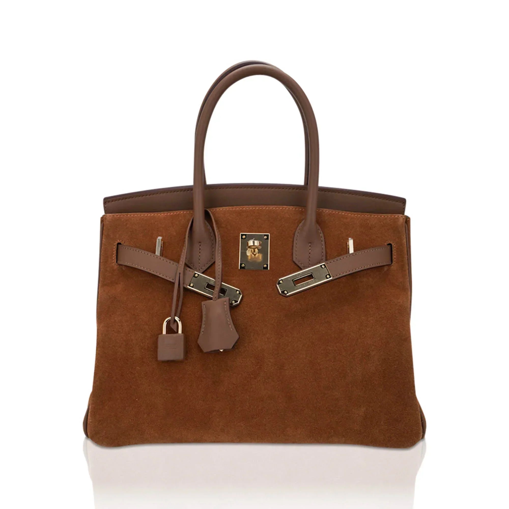 👜Limited Edition Birkin 30 Grizzly Bag Alezan Permabrass Hardware