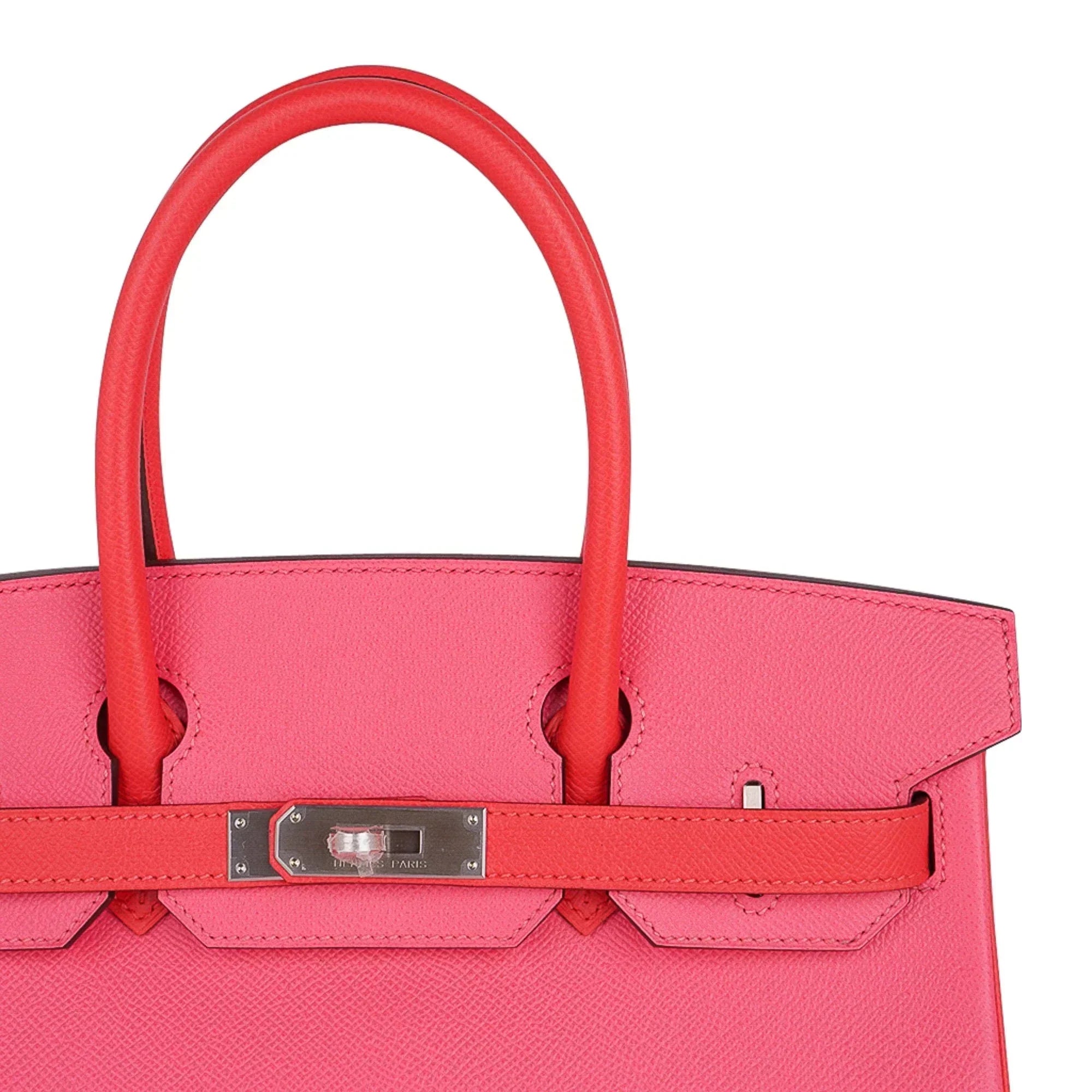 👜Special Order HSS Birkin 30 Bag Rose Azalee & Rose Jaipur Epsom with Brushed Palladium Hardware