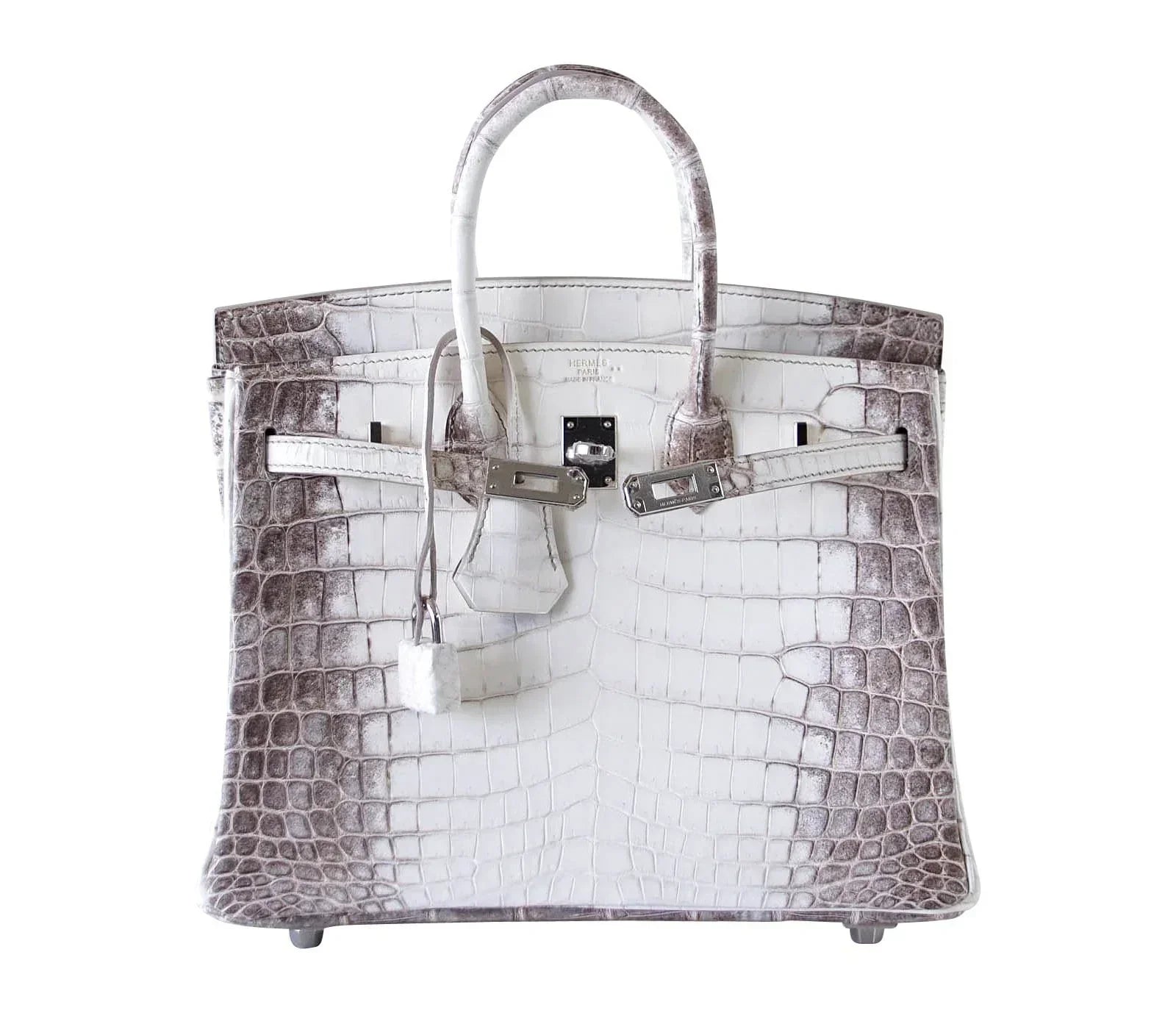👜Birkin 25 Bag Blanc Himalaya Exquisite Jewel Palladium Hardware