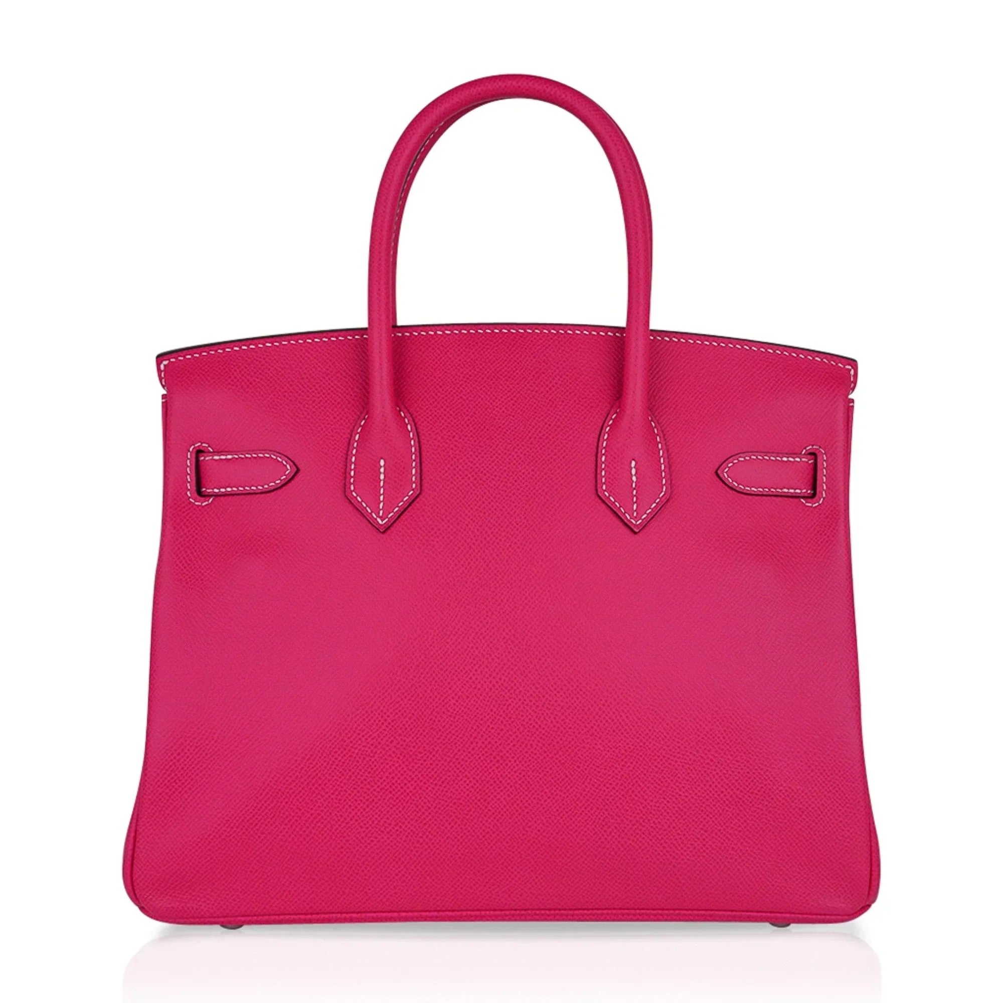 👜Birkin 30 Bag Rose Tyrien Candy Epsom Limited Edition Palladium