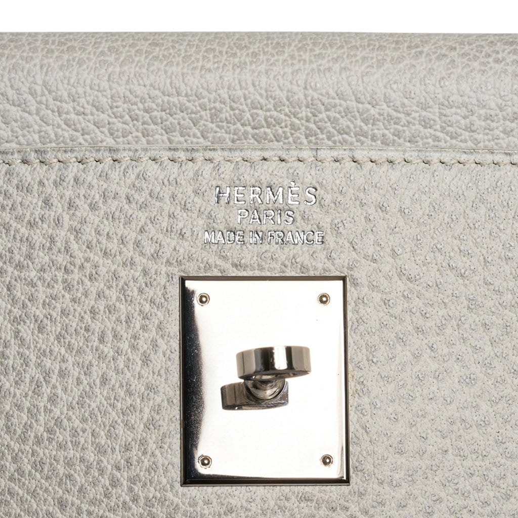 👜Kelly 35 Bag Dalmation Buffalo Skipper Palladium Hardware