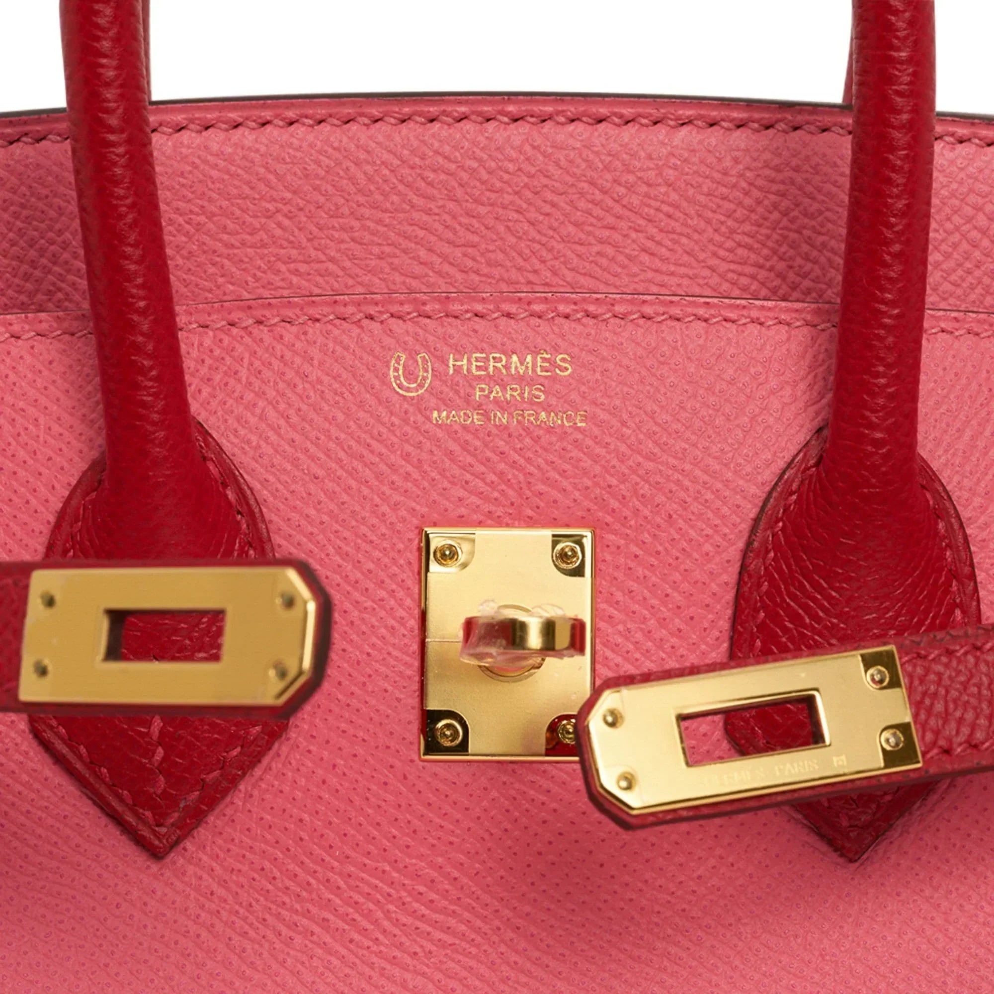 👜Birkin 25 HSS Bag Rose Azalee Rouge Casaque Epsom Gold Hardware