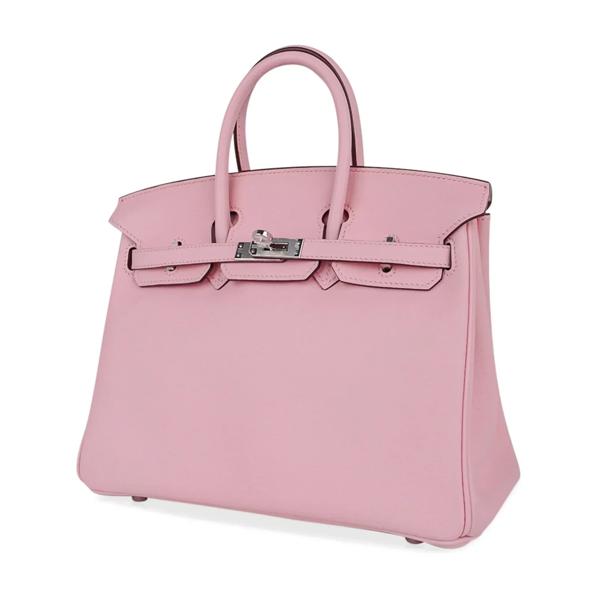 👜Birkin 25 Bag Rose Sakura Palladium Hardware Rare