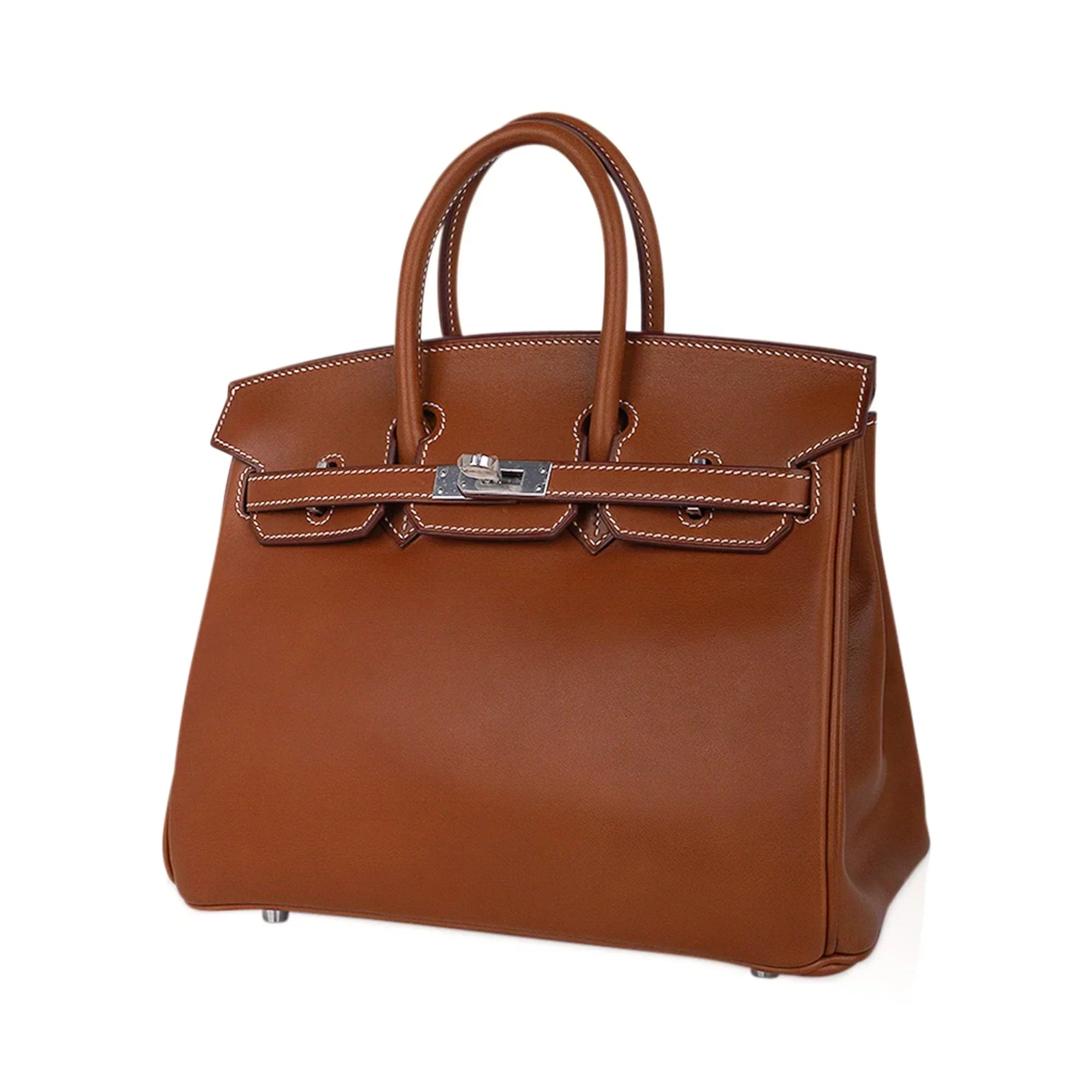 👜Limited Edition Birkin 25 Fauve Barenia Leather Bag Palladium Hardware