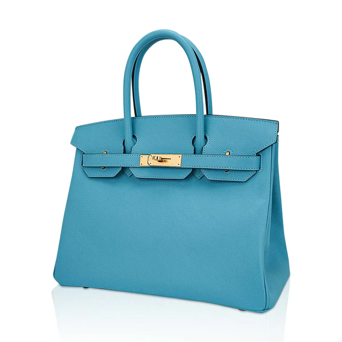 👜Birkin 30 Bag Blue du Nord Gold Hardware Epsom Leather