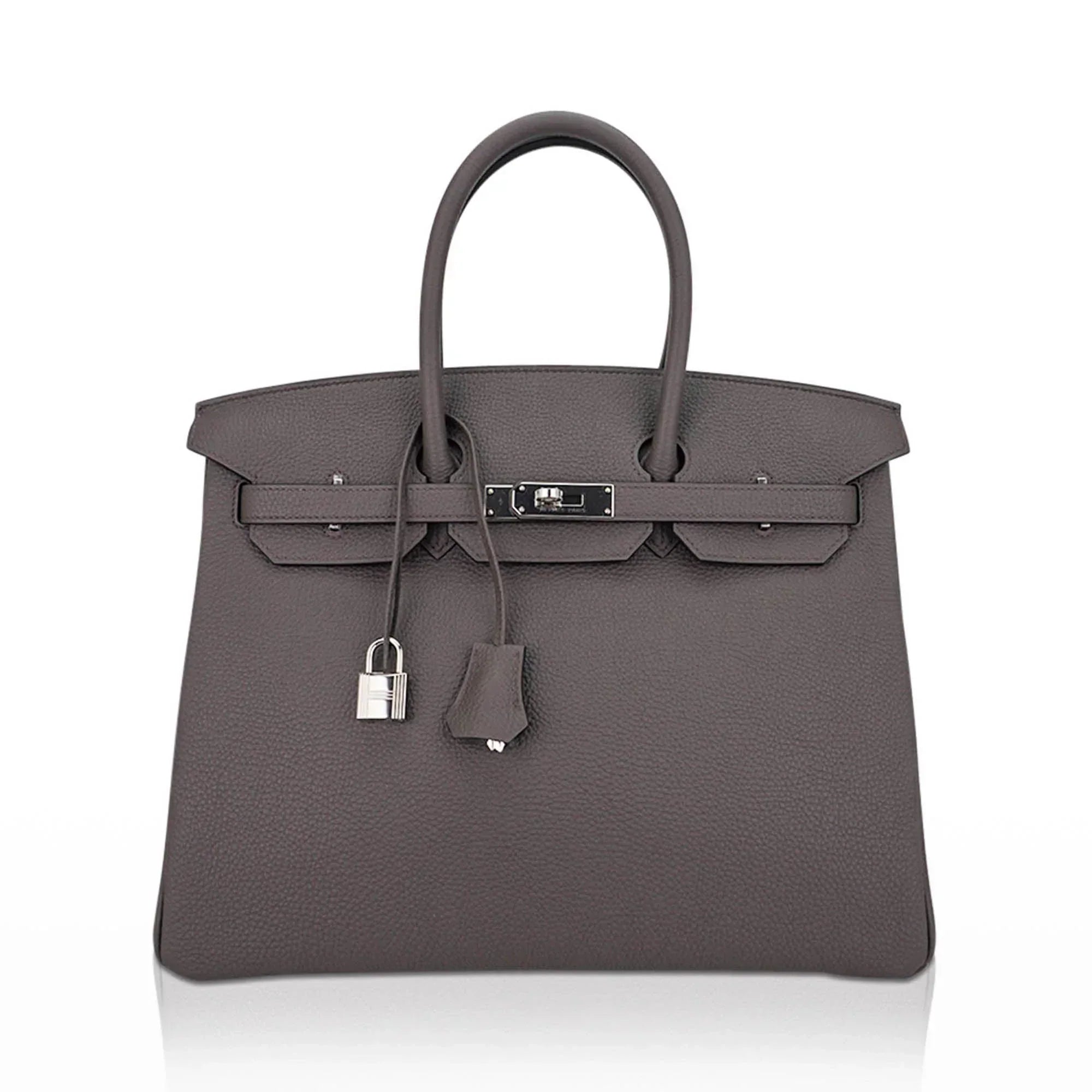 👜Birkin 35 Bag Etain Togo Leather with Palladium Hardware