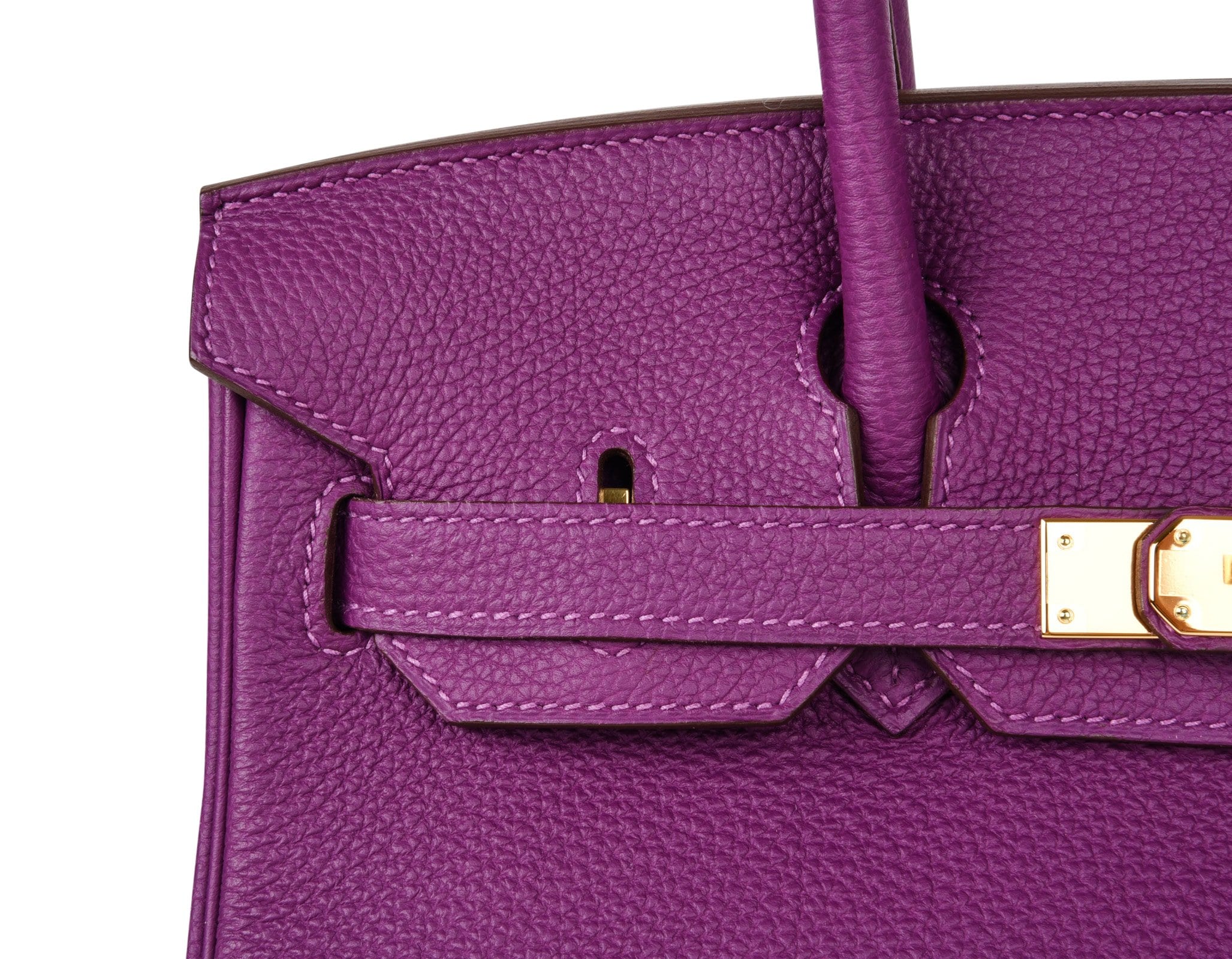 👜Birkin 30 Bag Anemone Togo Gold Hardware Exotic Purple Beauty