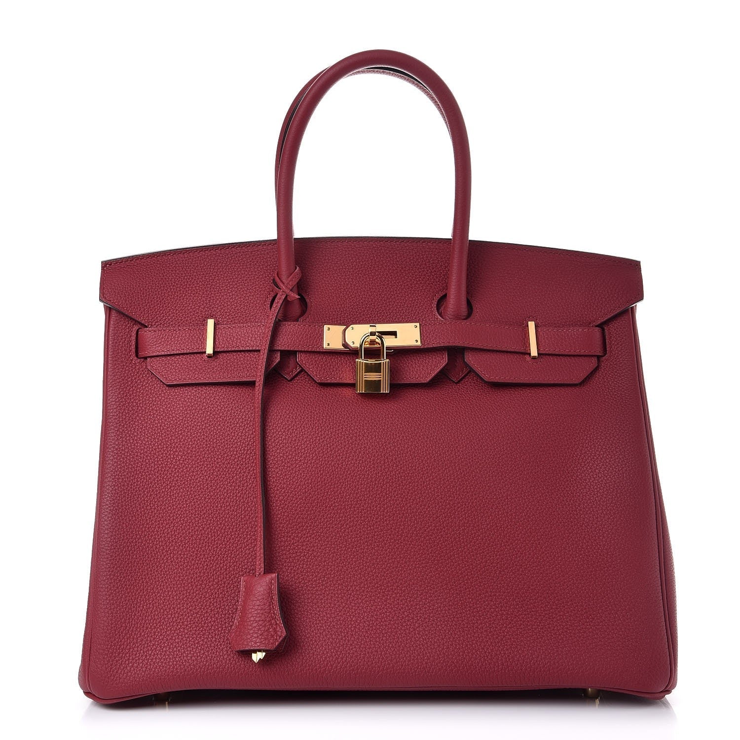 👜Birkin 25cm Rouge H Bordeaux Red Gold Hardware Bag Y Stamp