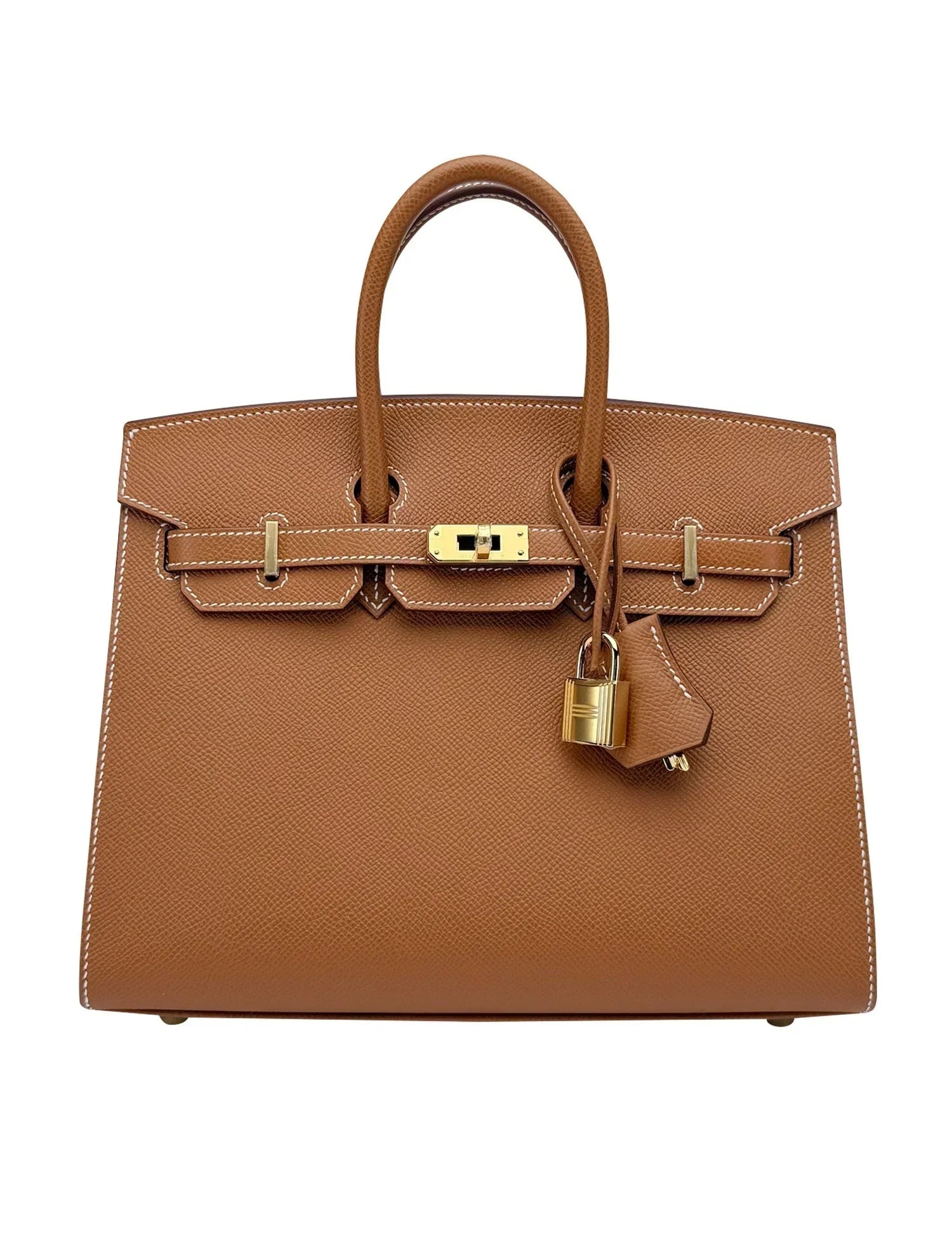 👜Birkin Gold Tan Togo Leather 25cm Togo calfskin leather Gold accessories