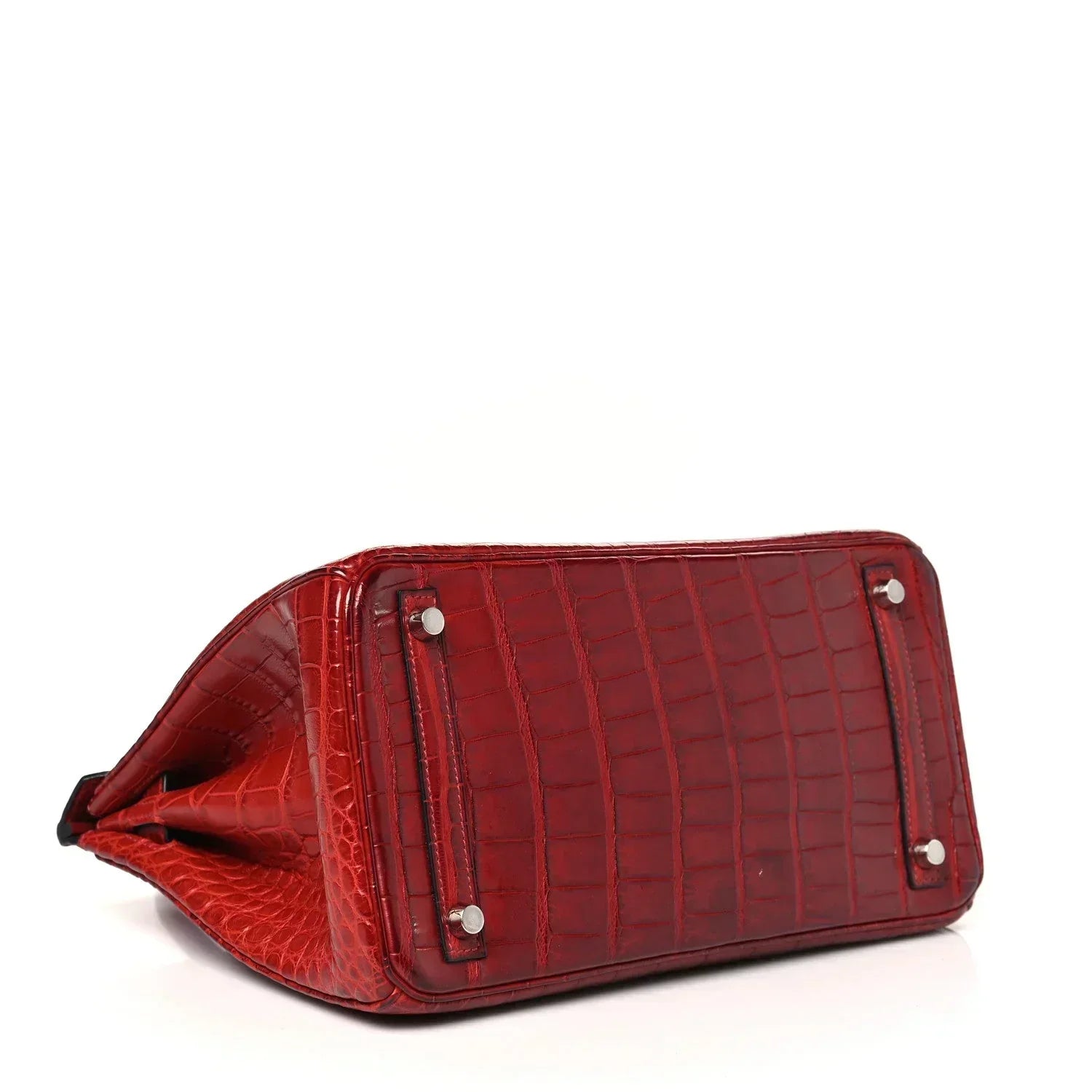 👜Birkin 30 Rouge Matte Alligator Gold Hardware