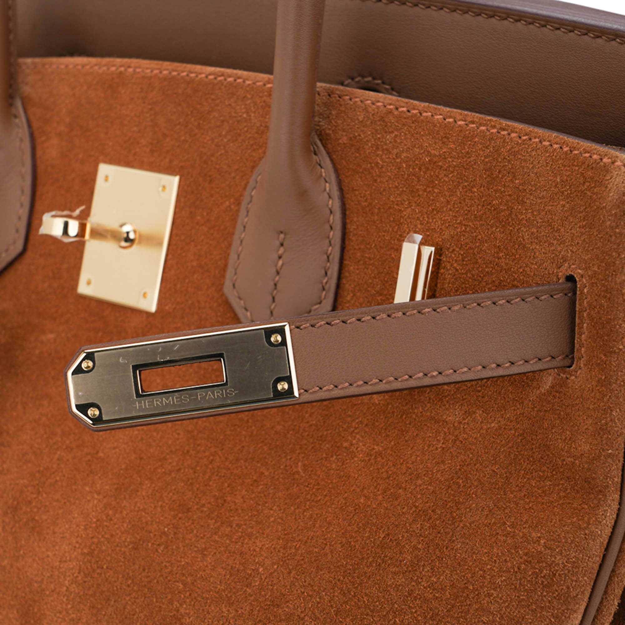 👜Limited Edition Birkin 30 Grizzly Bag Alezan Permabrass Hardware