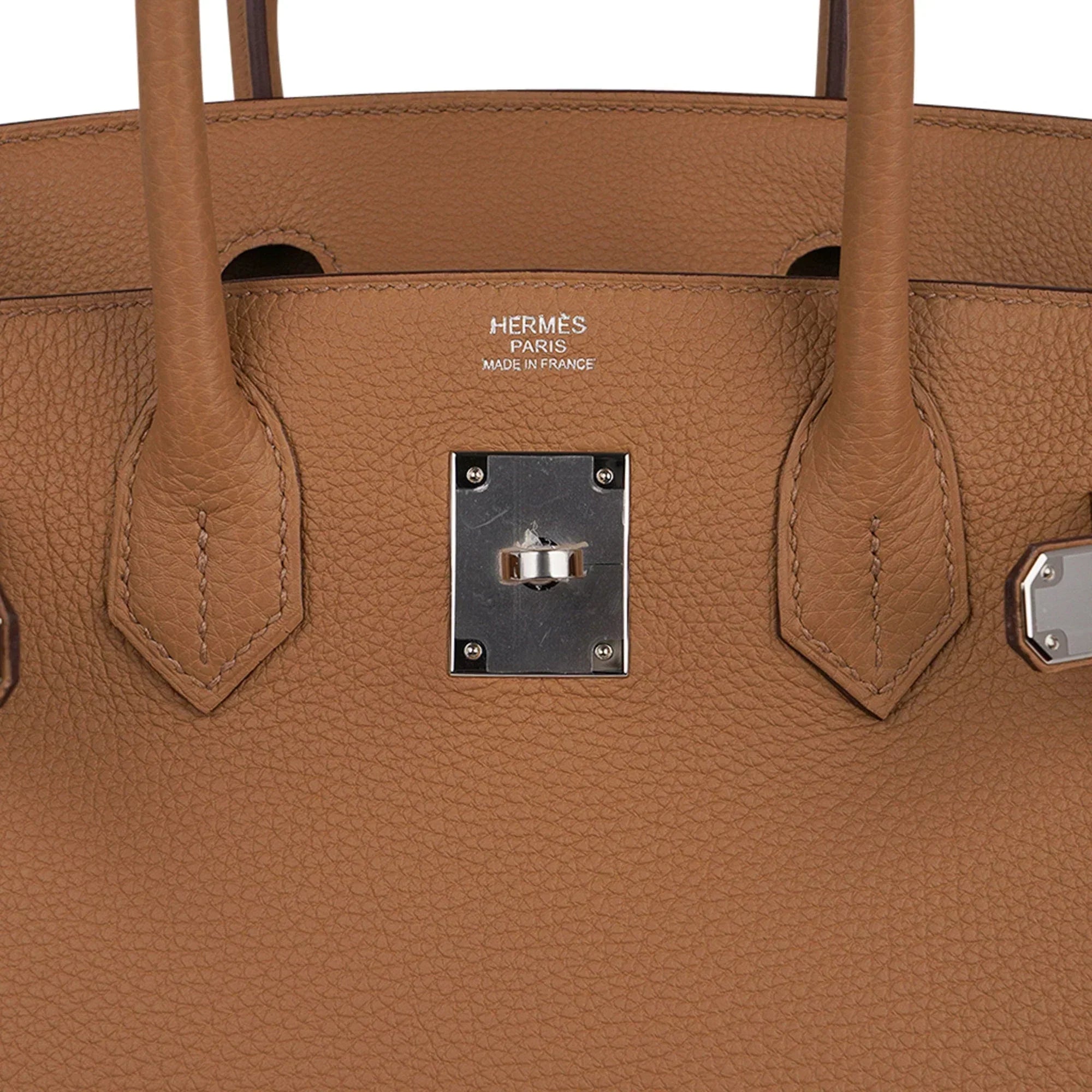 👜Birkin 30 Bag Biscuit Togo Leather with Palladium Hardware