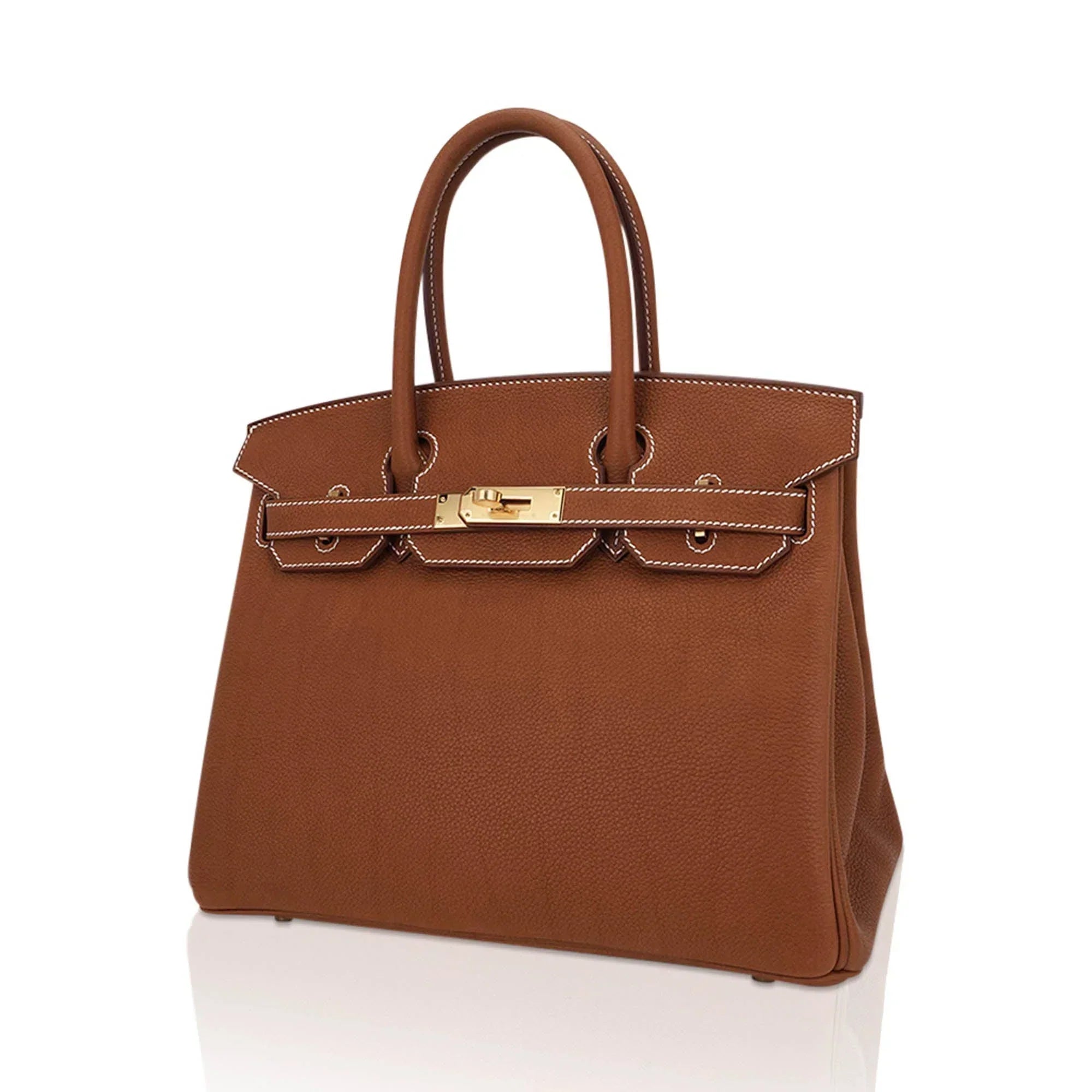 👜Birkin 30 Bag Barenia Faubourg Leather with Gold Hardware