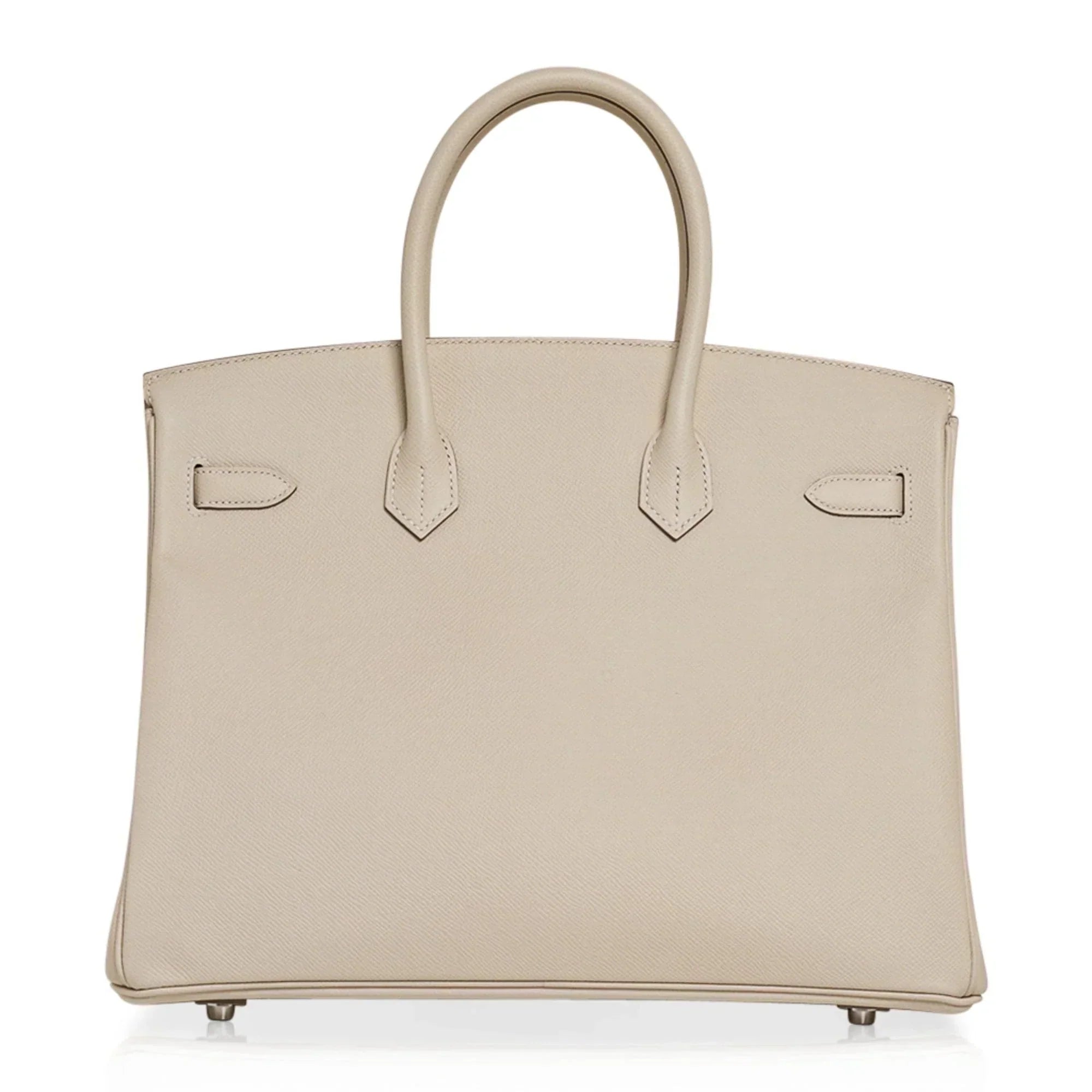 👜Birkin 35 Bag Craie Epsom Palladium Hardware