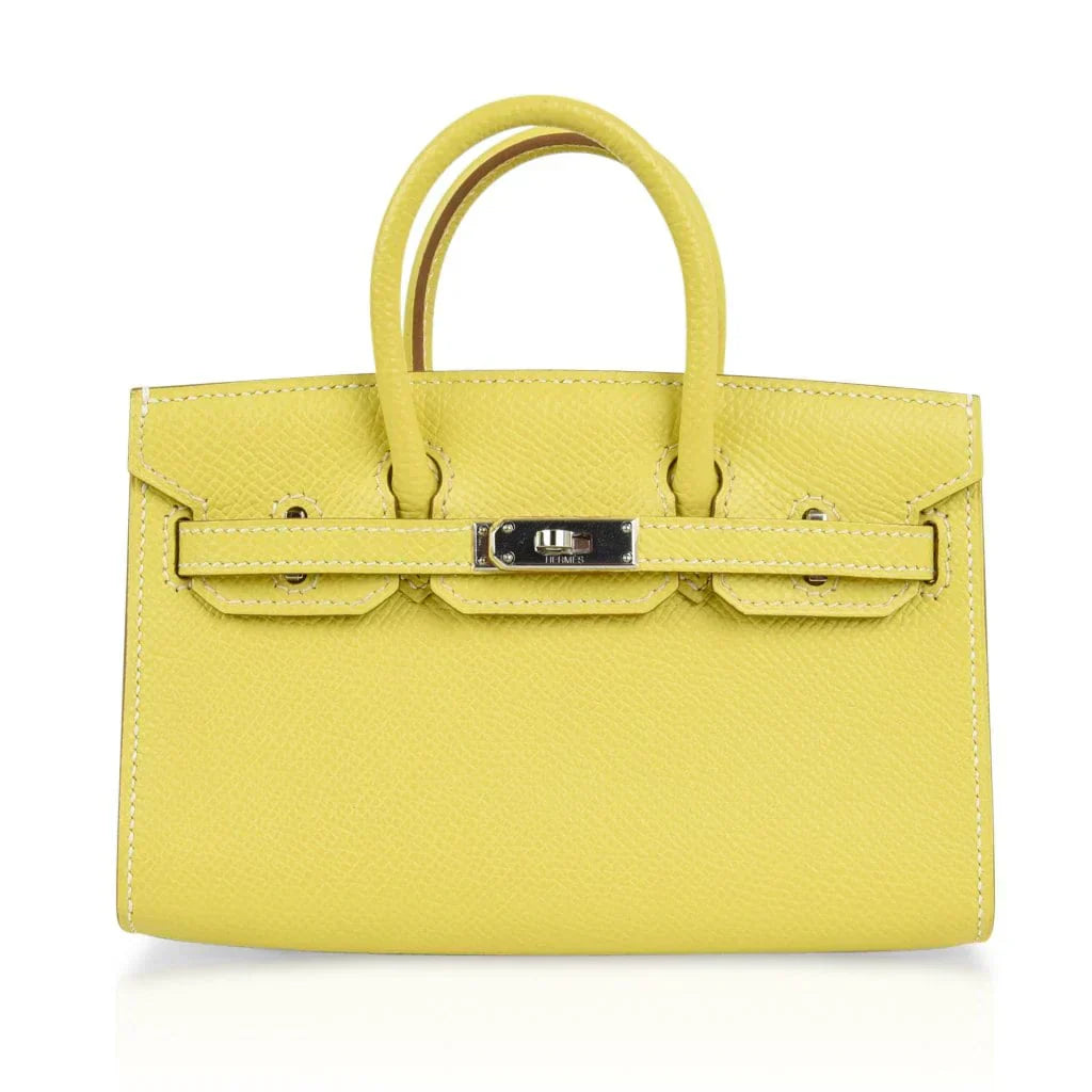 👜Birkin Tiny Bag Miniature Micro Lime Limited Edition rare