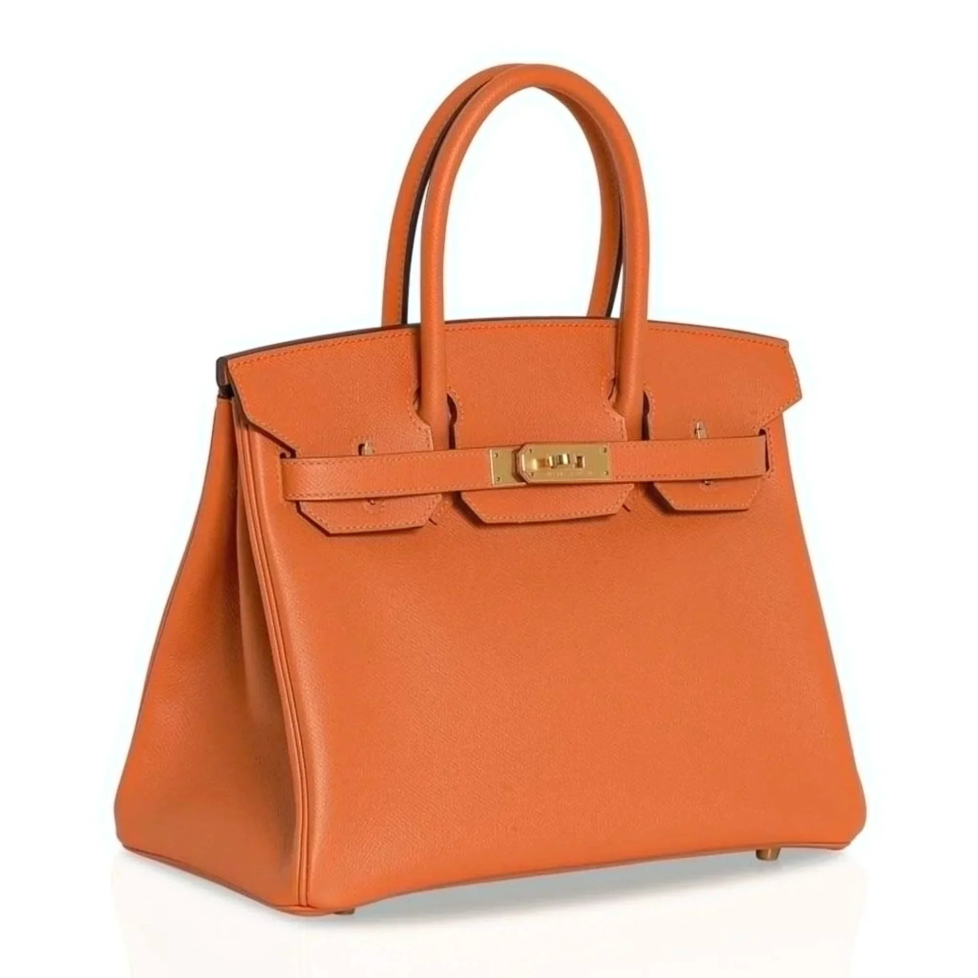 👜Birkin 30 Bag Abricot Gold Hardware Epsom Leather New w/ Box