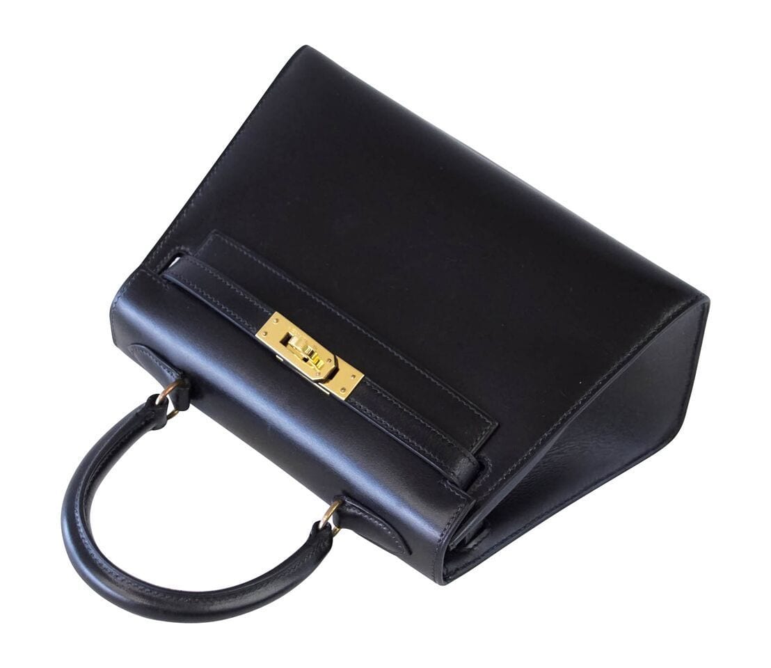 👜Kelly 20 Mini Sellier Vintage Bag Box Leather Gold Hardware
