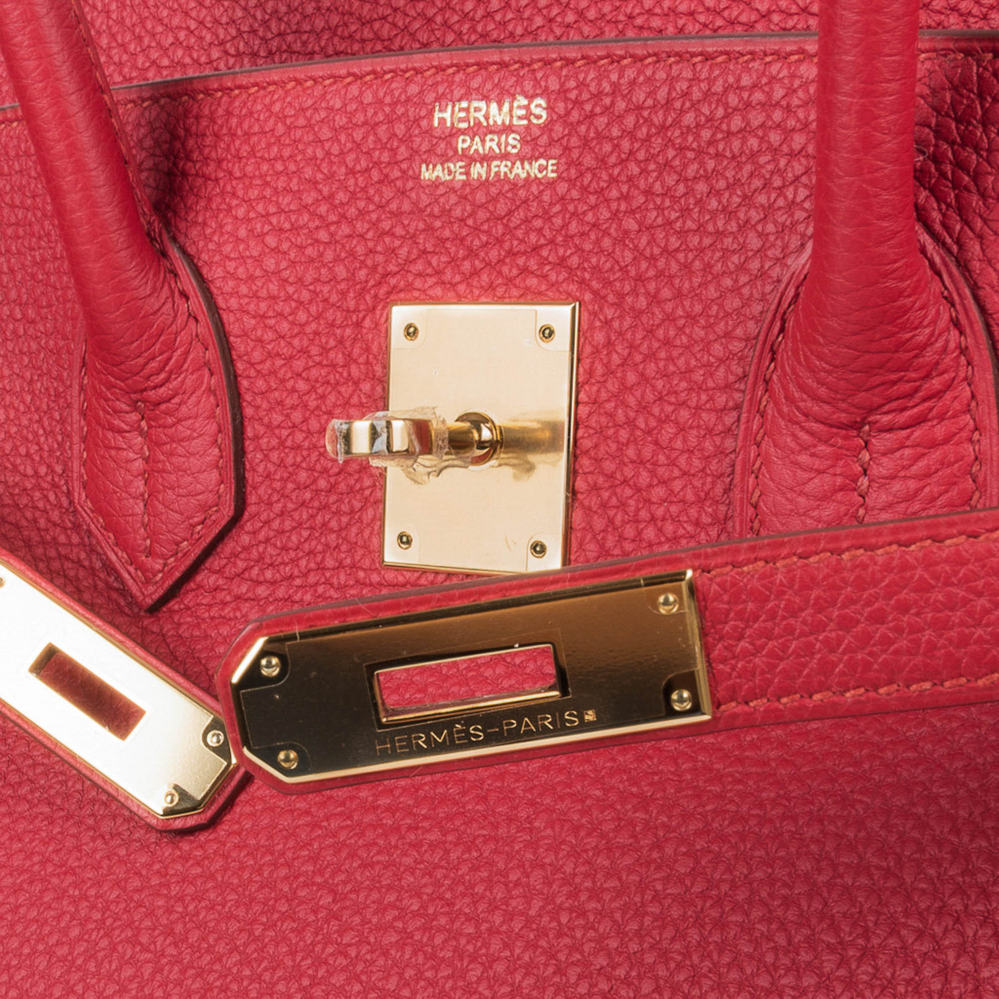 👜Birkin 35 Bag Vermillion Togo Leather with Gold Hardware