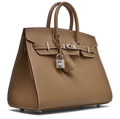 👜Etoupe Epsom Birkin 25 Sellier Palladium Hardware