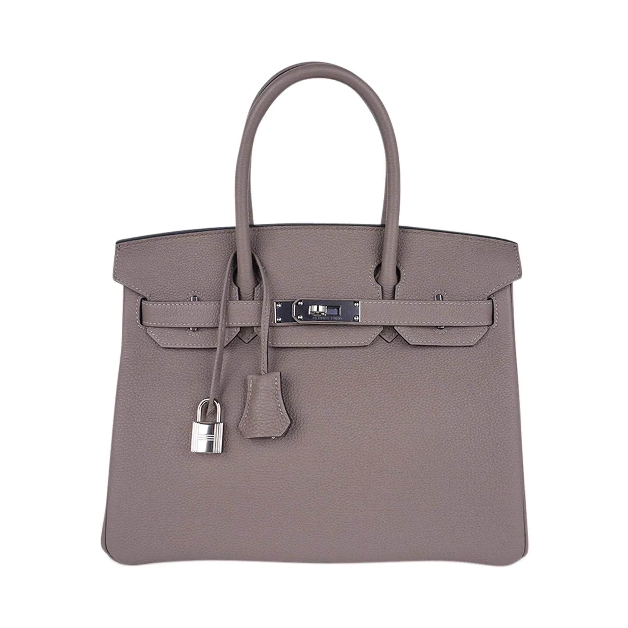 👜Birkin 30 Bag Gris Asphalte Togo Leather with Palladium Hardware