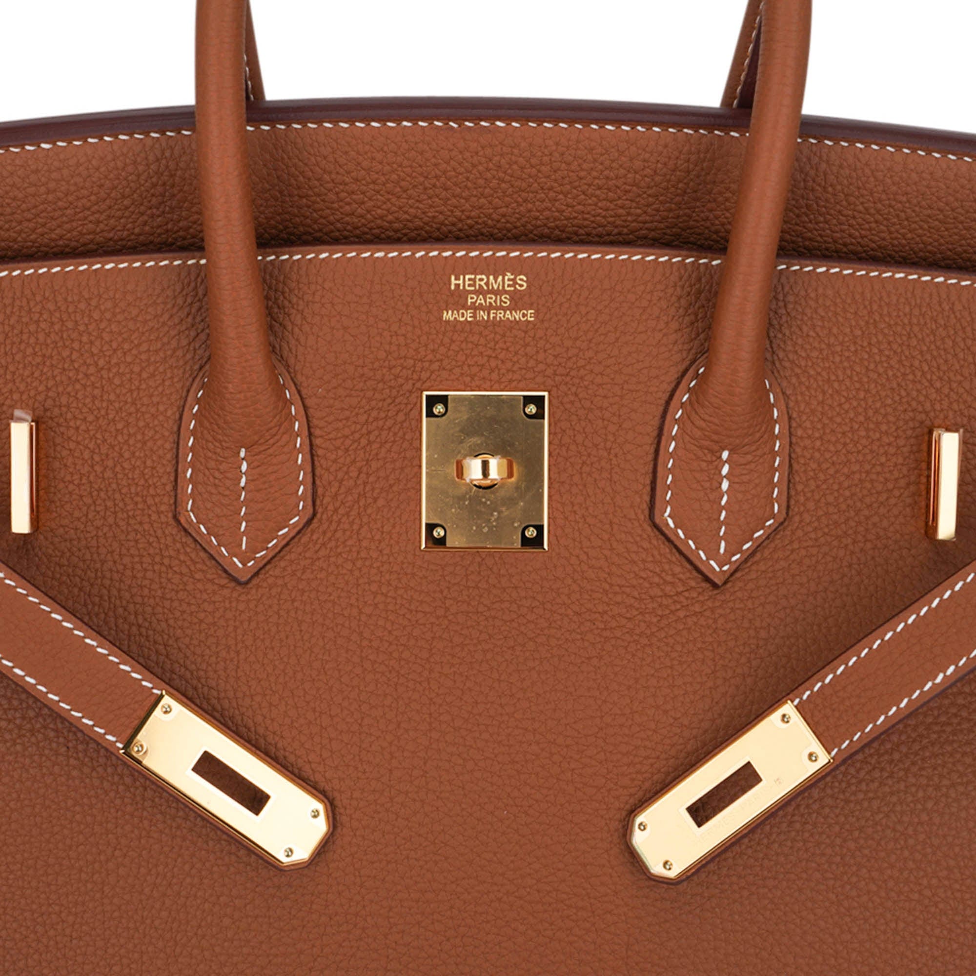 👜Birkin 35 Bag Gold Togo Leather with Gold Hardware