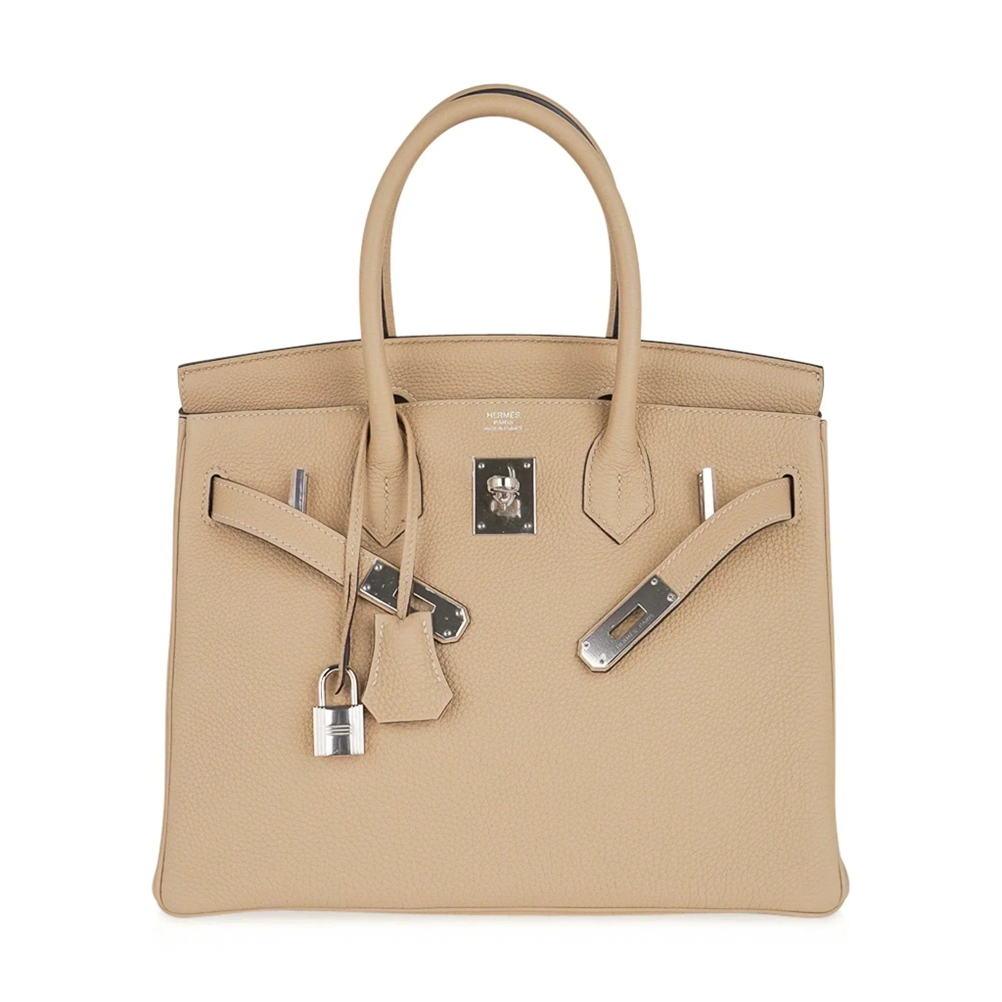 👜Birkin 30 Bag Trench Neutral Perfection Palladium Hardware