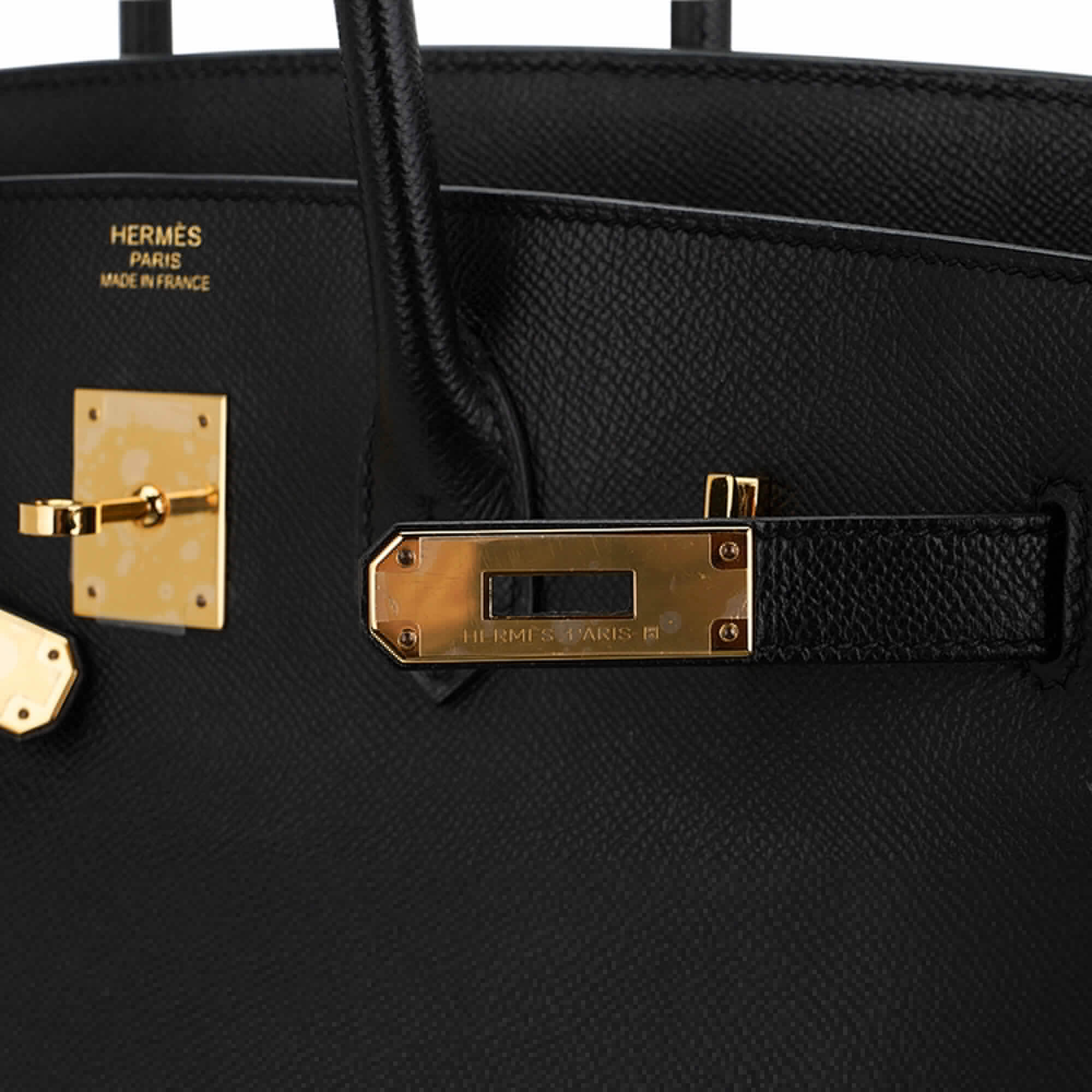 👜Birkin 35 Bag Black Epsom Leather with Gold Hardware