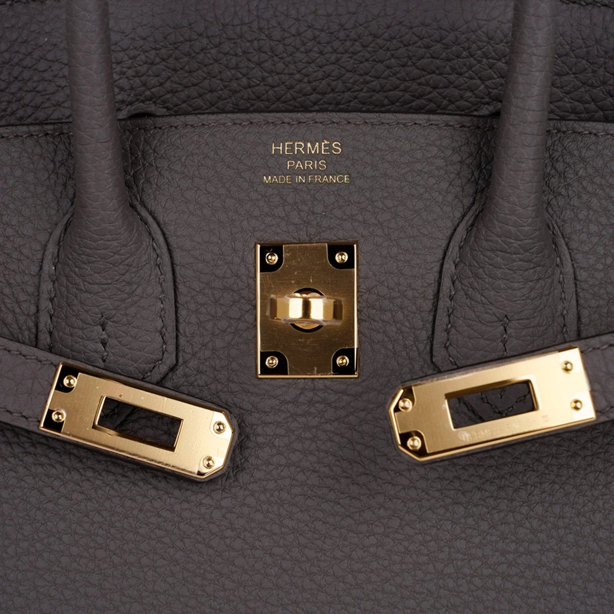 👜Birkin 25 Bag Etain Gold Hardware Togo Leather New w/Box
