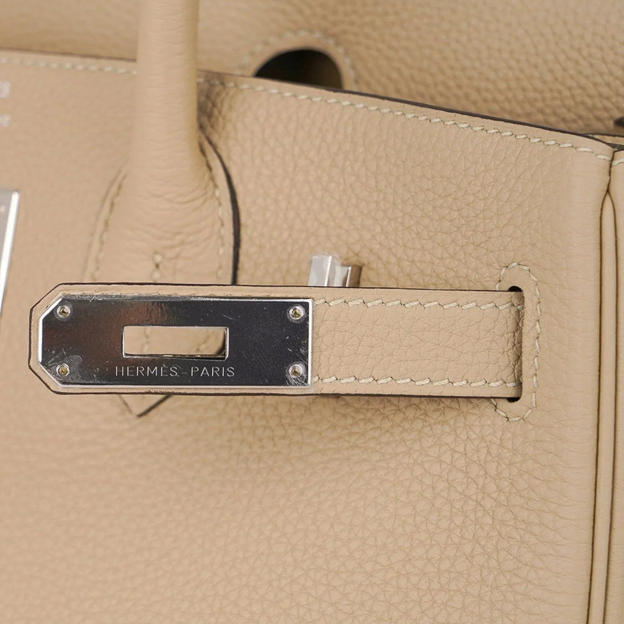 👜Birkin 30 Bag Trench Neutral Perfection Palladium Hardware