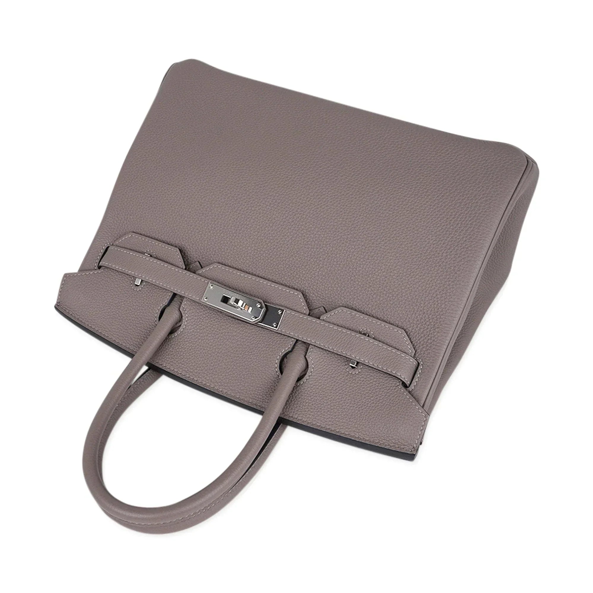 👜Birkin 30 Bag Gris Asphalte Togo Leather with Palladium Hardware