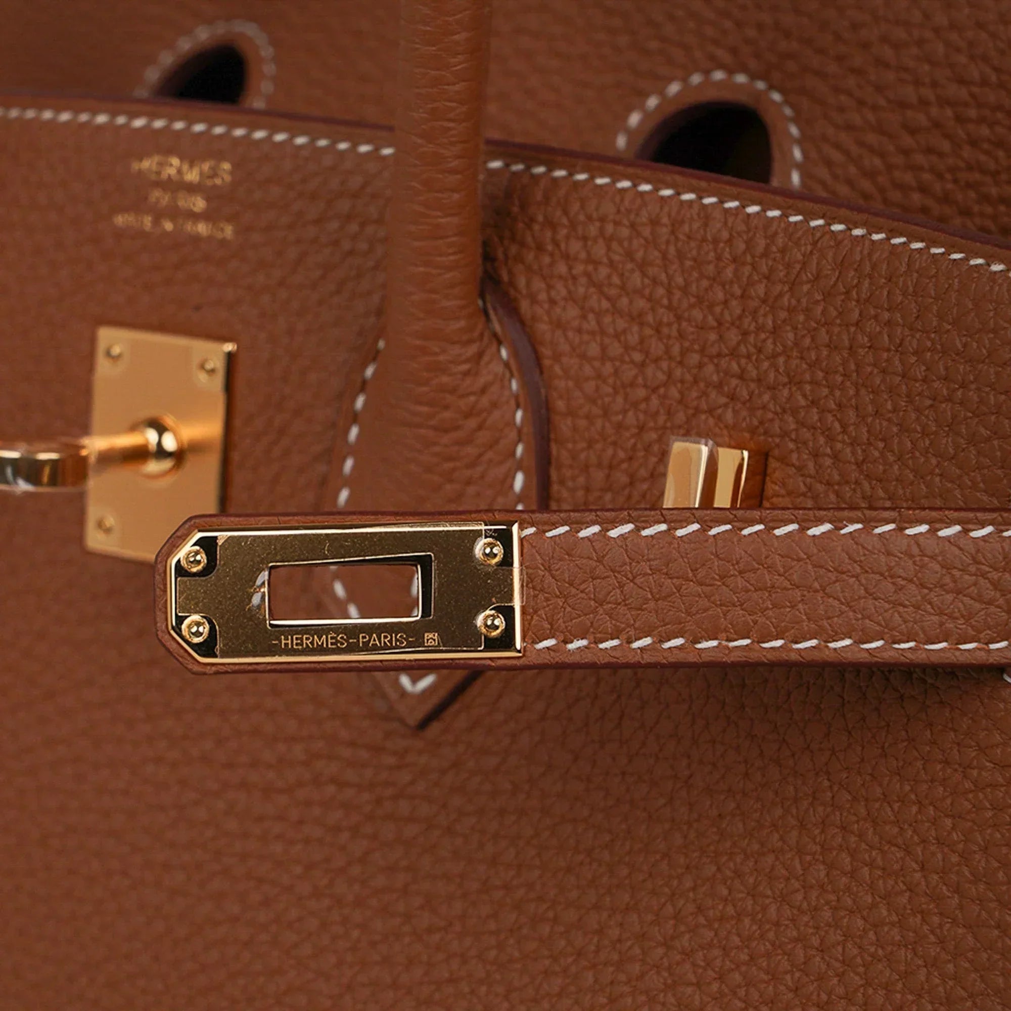 👜Birkin 25 Bag Gold Togo Leather with Gold Hardware