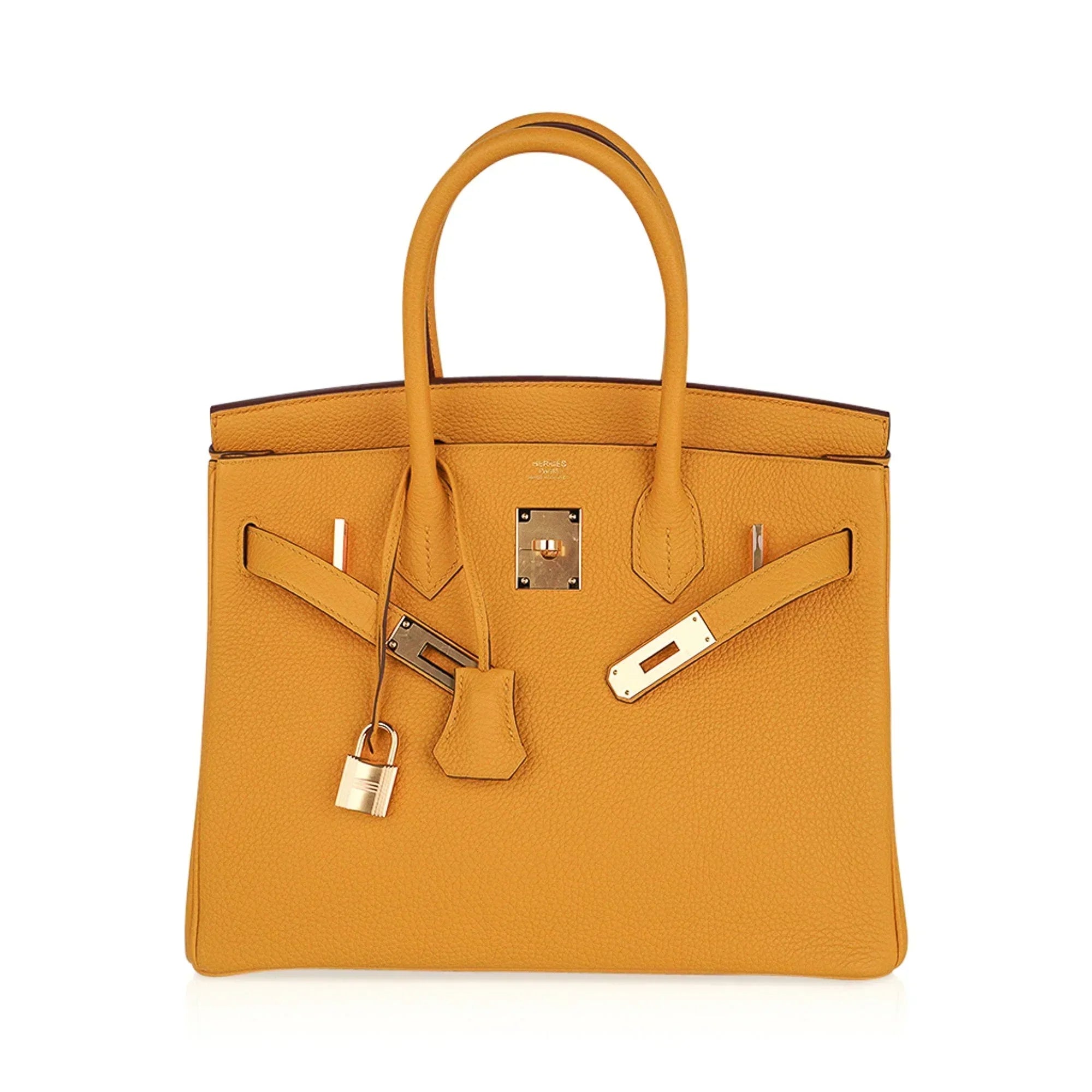 👜Birkin 30 Bag Jaune Ambre Gold Hardware Togo Leather