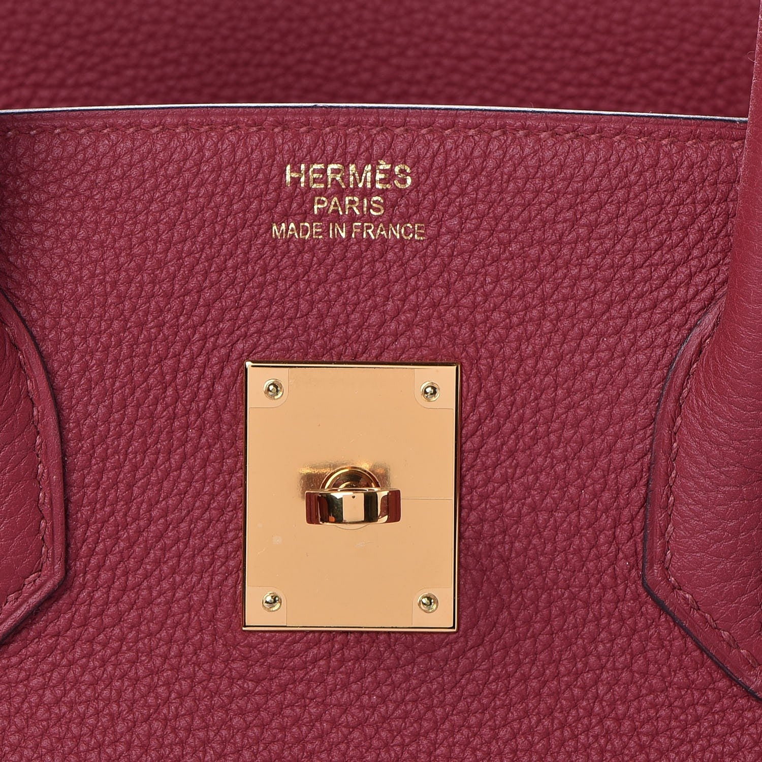 👜Birkin 25cm Rouge H Bordeaux Red Gold Hardware Bag Y Stamp